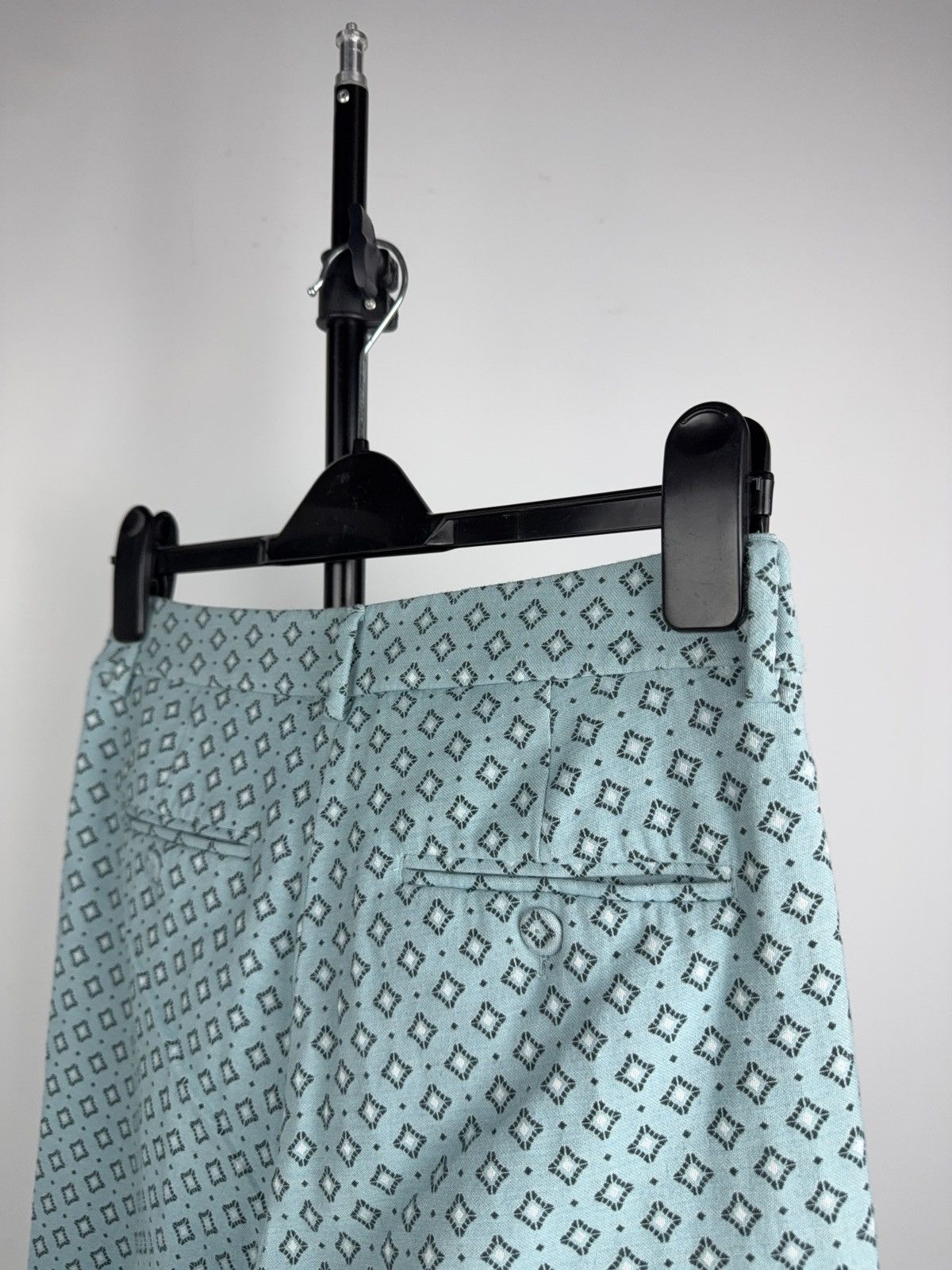Weekend Max Mara Max Mara Weekend Cigarette Pants Pattern Blue 38 Size 27" / US 4 / IT 40 - 11 Thumbnail