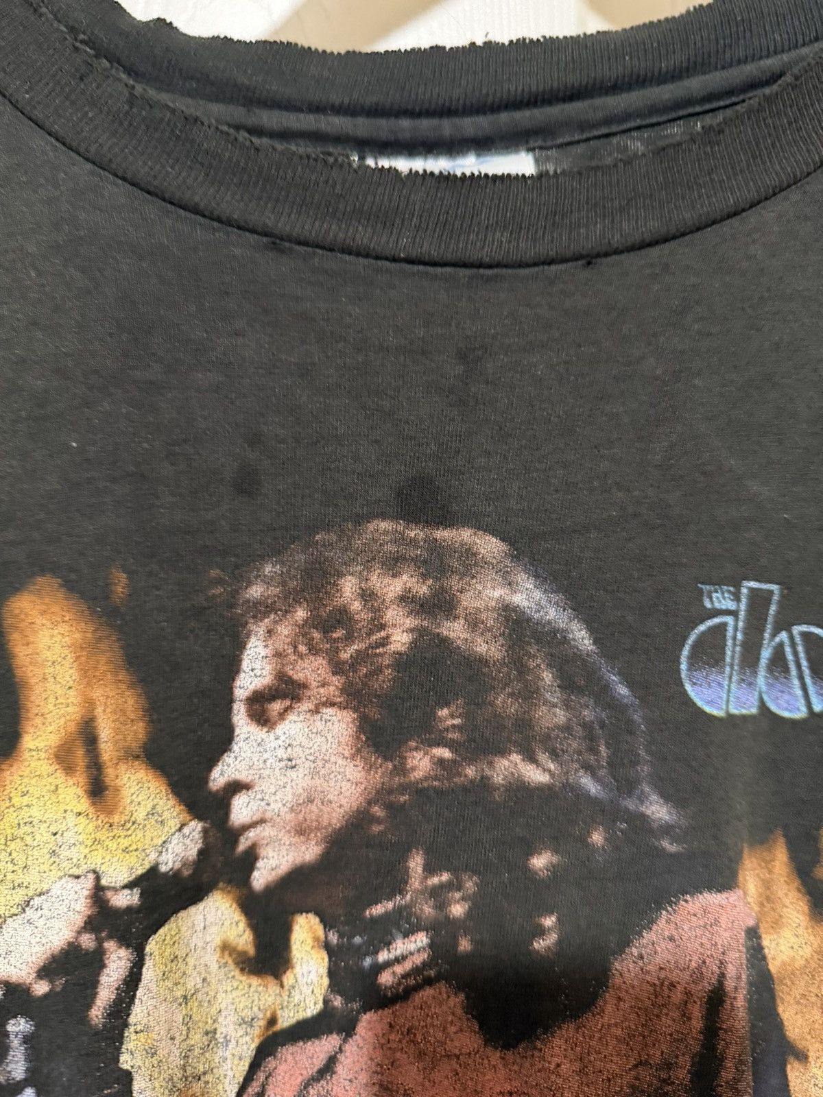 Vintage Vintage Thrashed Faded 90s The Doors Jim Morrison Band Tee Size US L / EU 52-54 / 3 - 11 Thumbnail