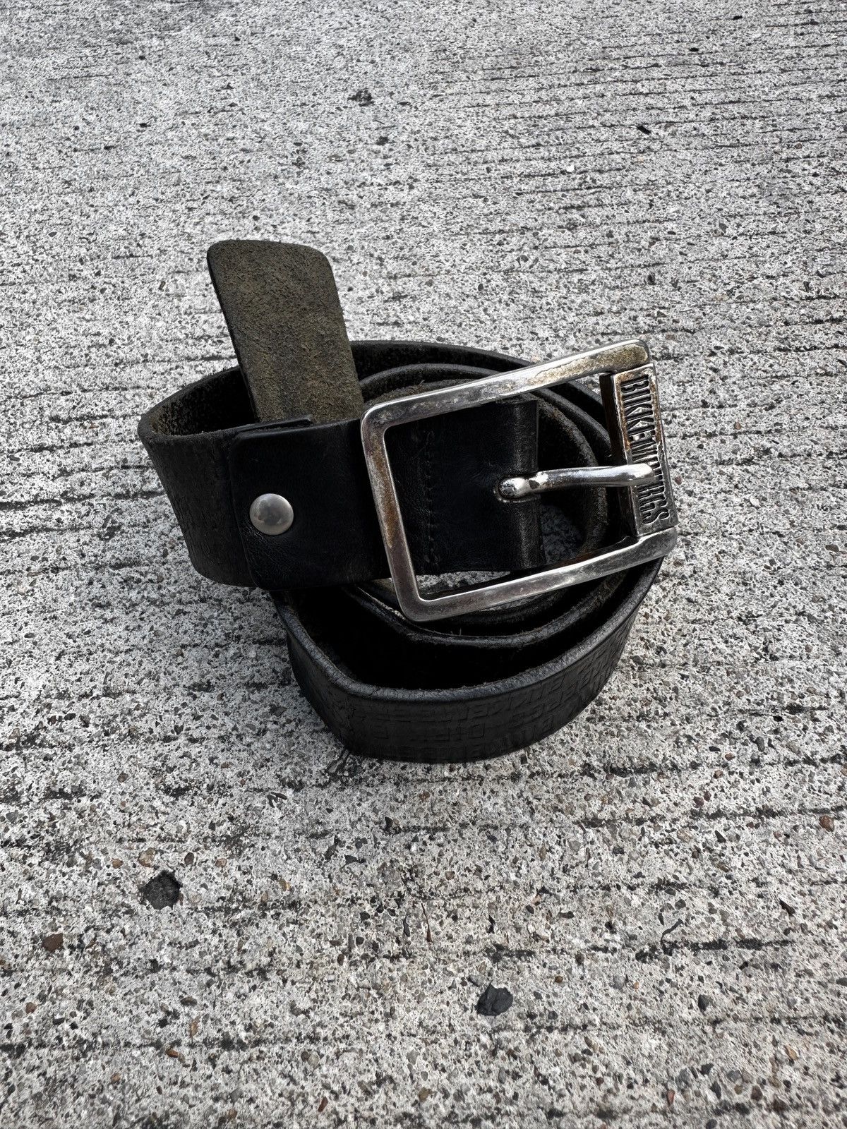 Dirk Bikkembergs 1990s Leather Belt | Grailed