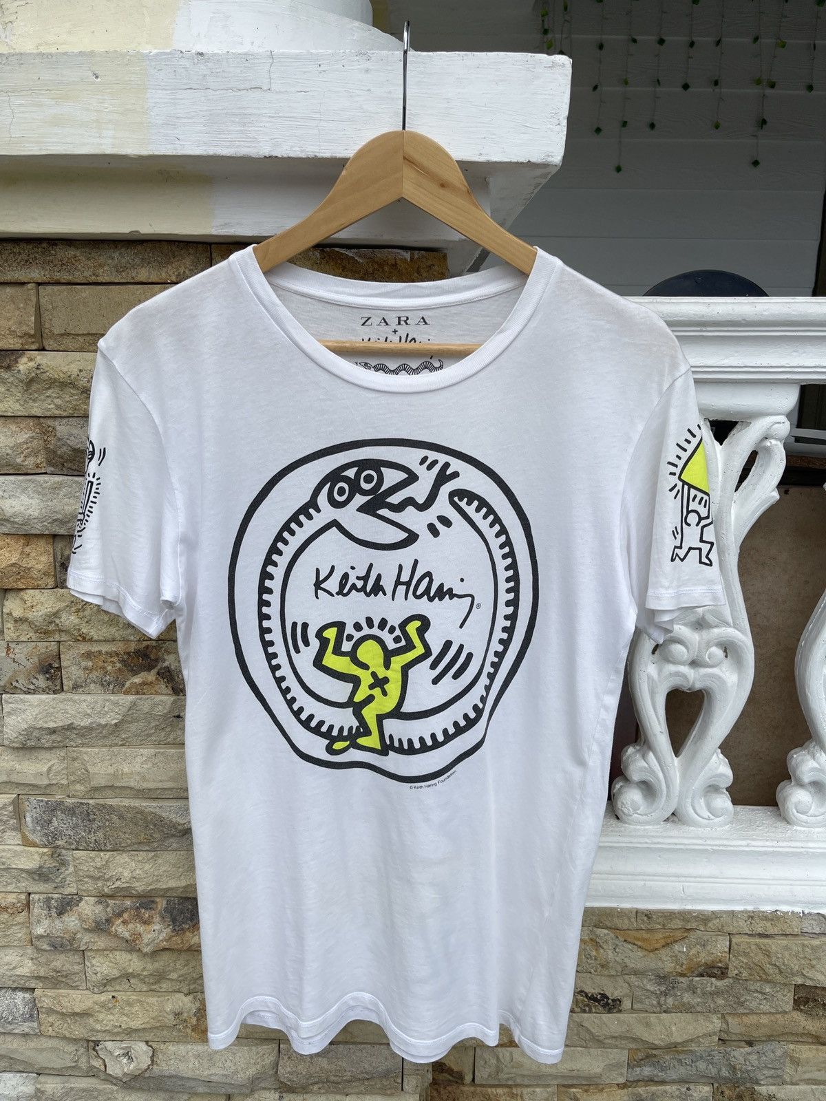 Keith Haring LastDrop🔥Keith Haring x Zara tee Art Streetwear Hype Y2k Tee Size US M / EU 48-50 / 2 - 1 Thumbnail