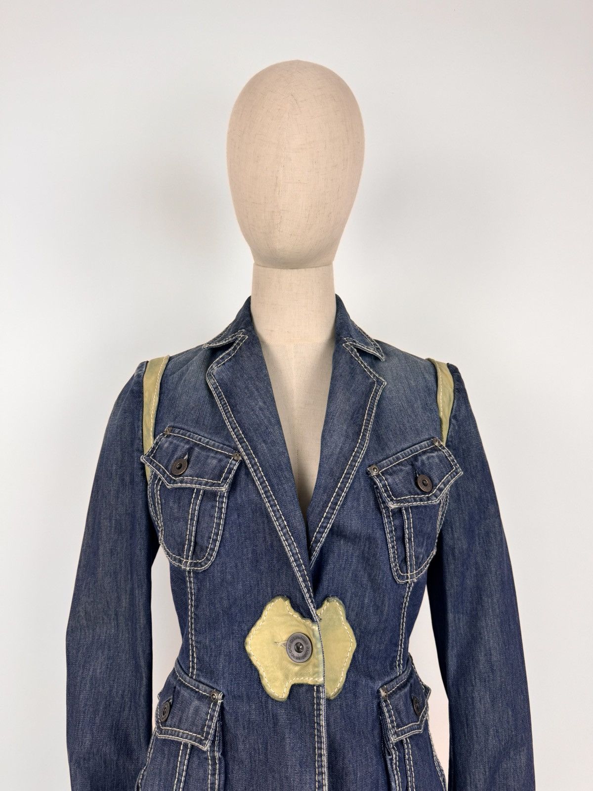 Marlboro Classics Vintage Marlboro Classics Western denim Blazer Jacket Size M / US 6-8 / IT 42-44 - 7 Thumbnail