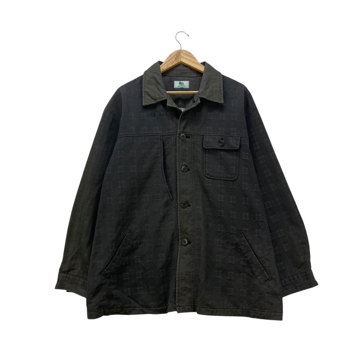 Japanese Brand 🔥Vintage Japanese Brand Seams Workwear Shirt Checke Pattern Size US M / EU 48-50 / 2 - 1 Thumbnail