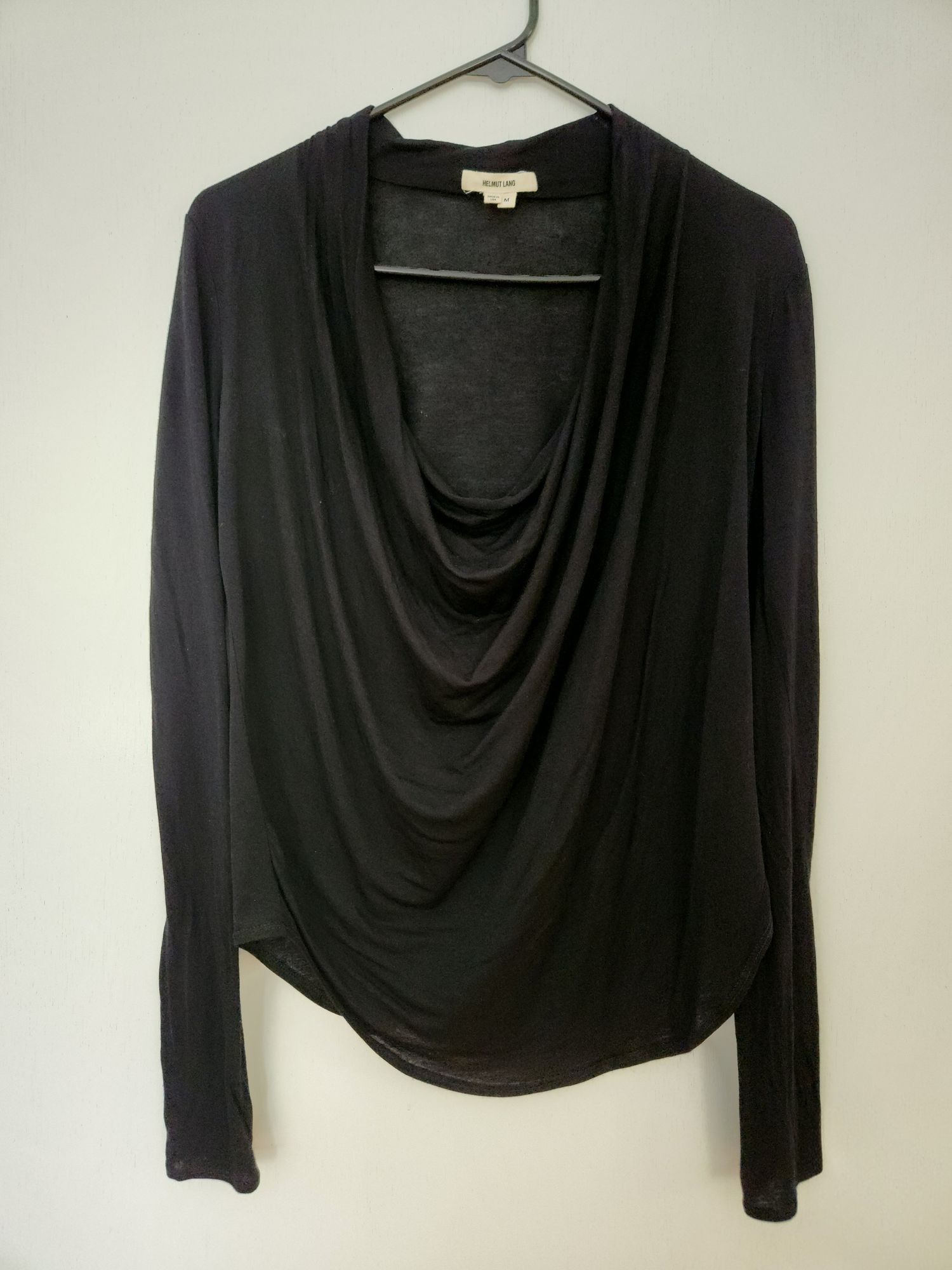 Helmut Lang Helmut Lang Cowl Neck Top Size M / US 6-8 / IT 42-44 - 2 Thumbnail