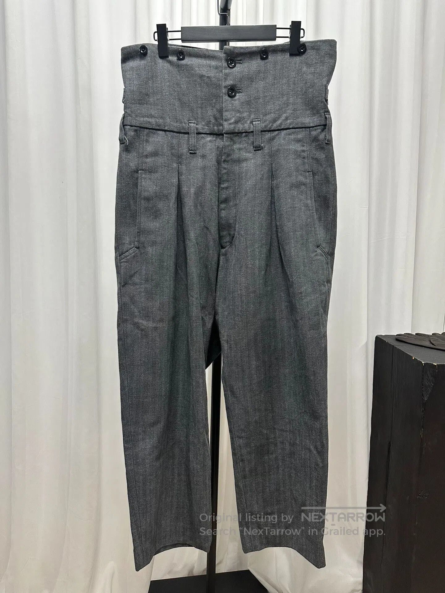 Yohji Yamamoto Yohji Yamamoto Striped Dress Trousers 2011. Size US 30 / EU 46 - 2 Thumbnail