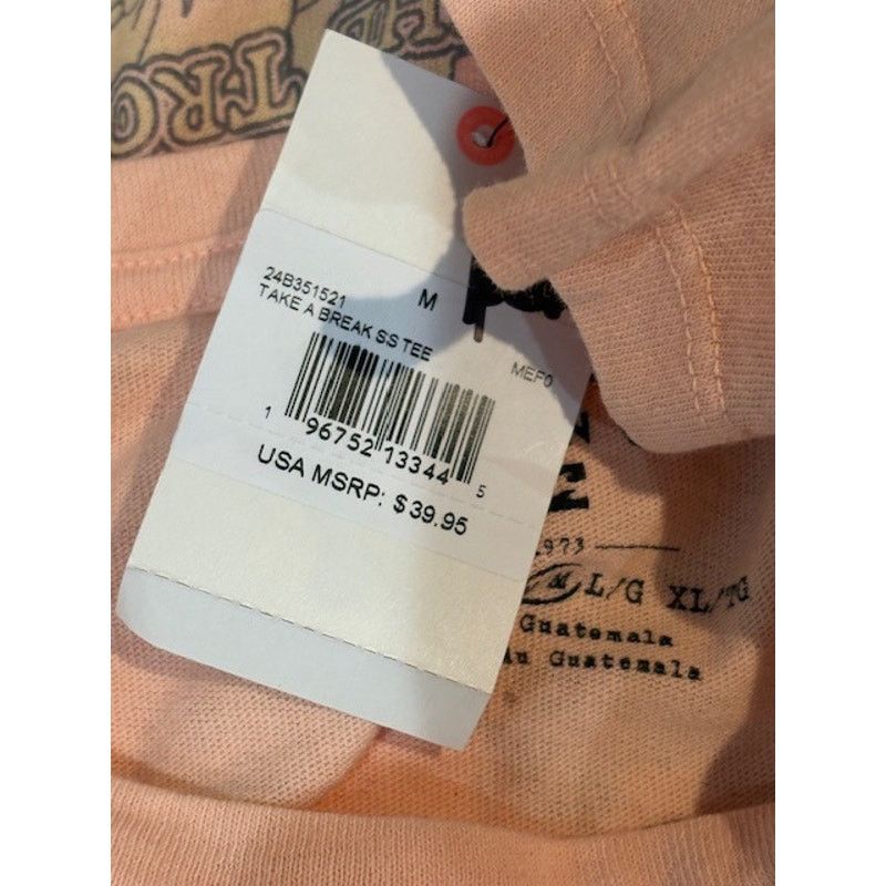 Billabong Billabong “Take a Break” Oversized T-Shirt in Peach Size M / US 6-8 / IT 42-44 - 4 Thumbnail