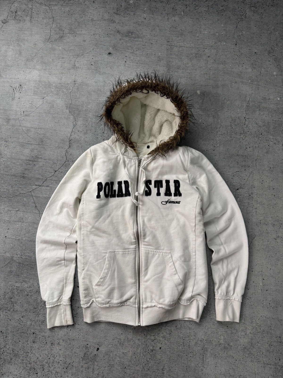 Le Grande Bleu (L.G.B.) Avant Garde Hysteric Glamour L.G.B. Fur Hood Zip Hoodie Size US S / EU 44-46 / 1 - 1 Thumbnail
