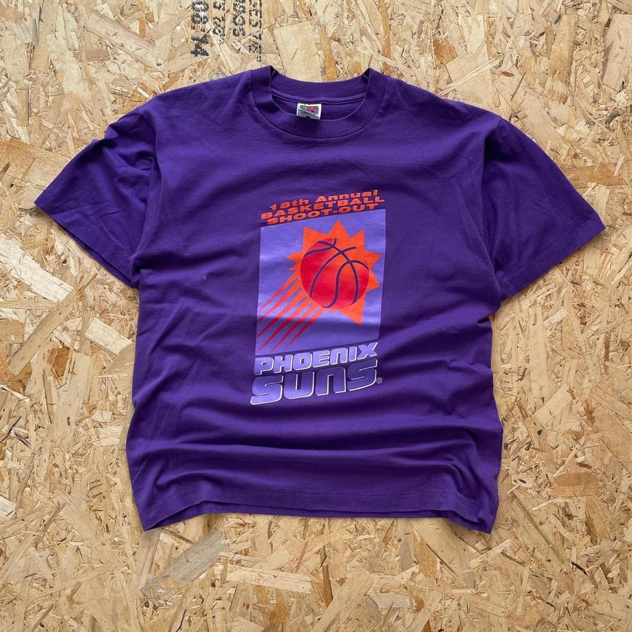 Vintage Vintage 90s Single Stitch Phoenix Suns T Shirt Size US L / EU 52-54 / 3 - 1 Thumbnail