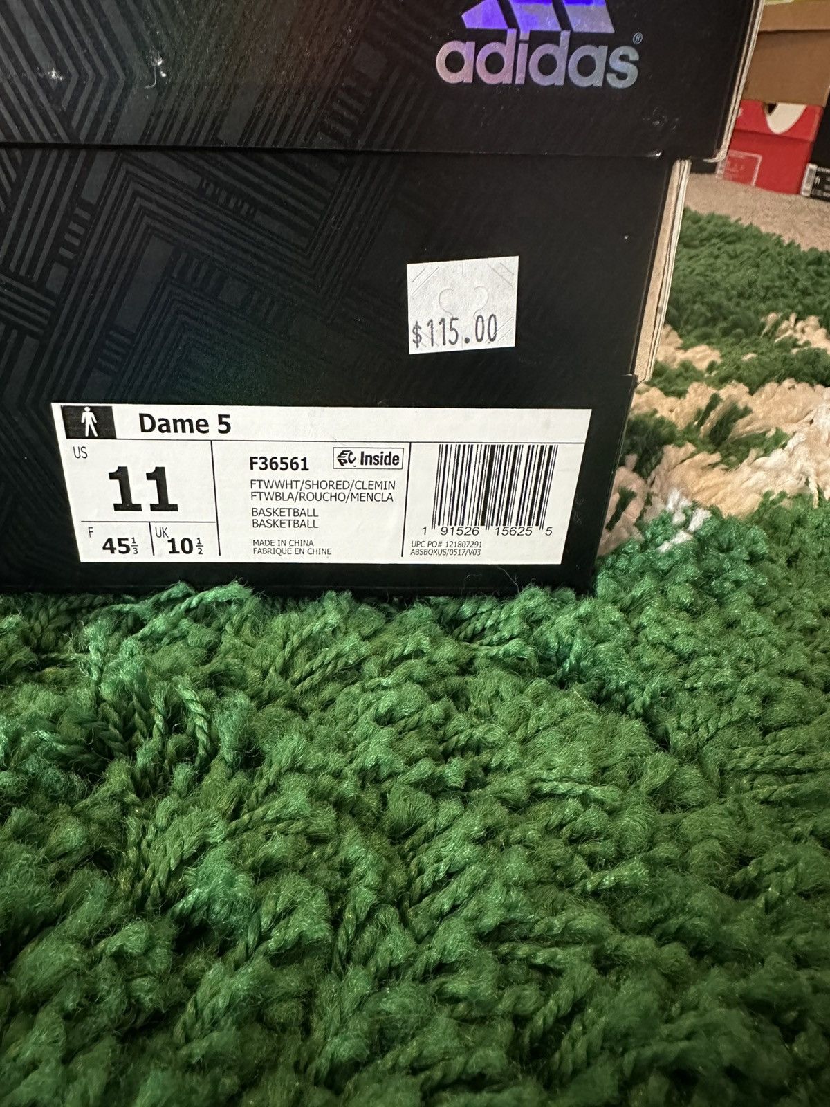Adidas Adidas x Dame 5 Sneakers Damian Lillard 11 Size US 11 / EU 44 - 8 Thumbnail