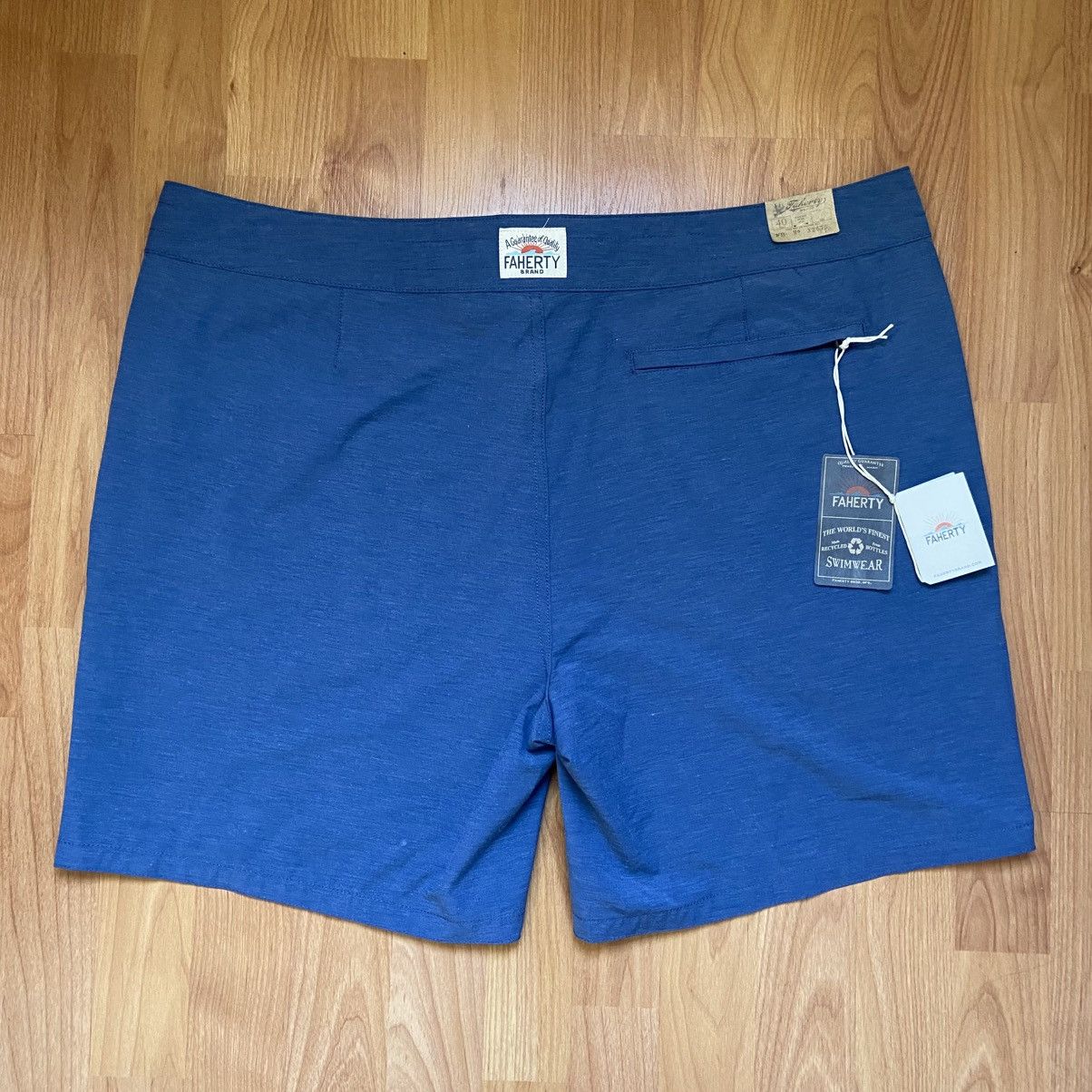 Faherty NWT Faherty Retro Surf Stripe 7” Board Shorts Trunks Mens 40 Size US 40 / EU 56 - 2 Thumbnail