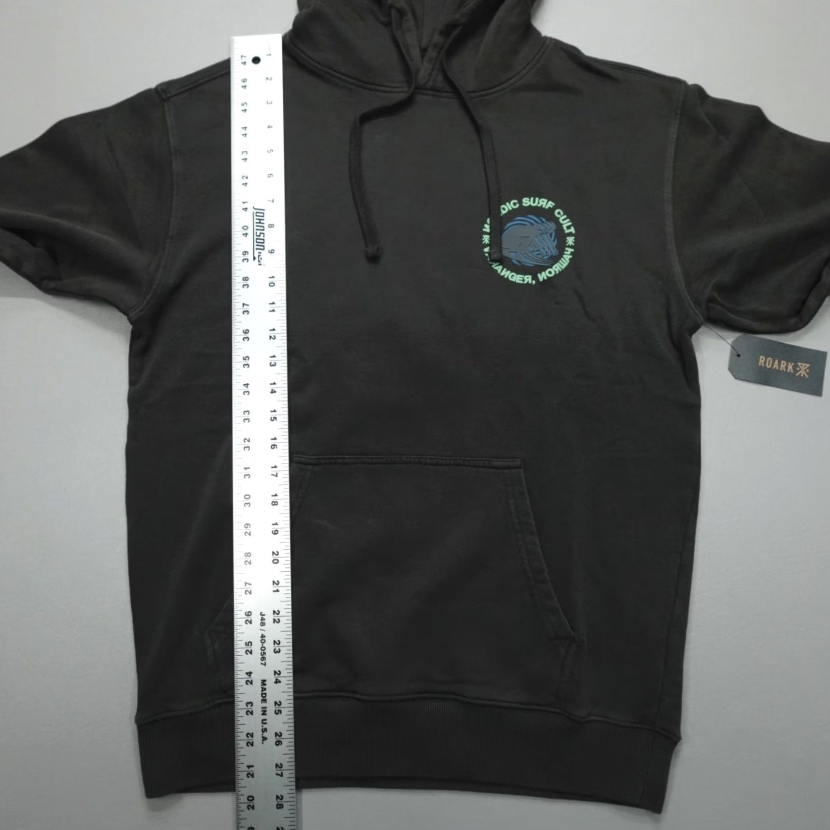 Roark VINTAGE Roark Surf Cult Fleece Hoodie Mens Size S Black RF339 Varanger Norway Shirt Size US S / EU 44-46 / 1 - 7 Thumbnail