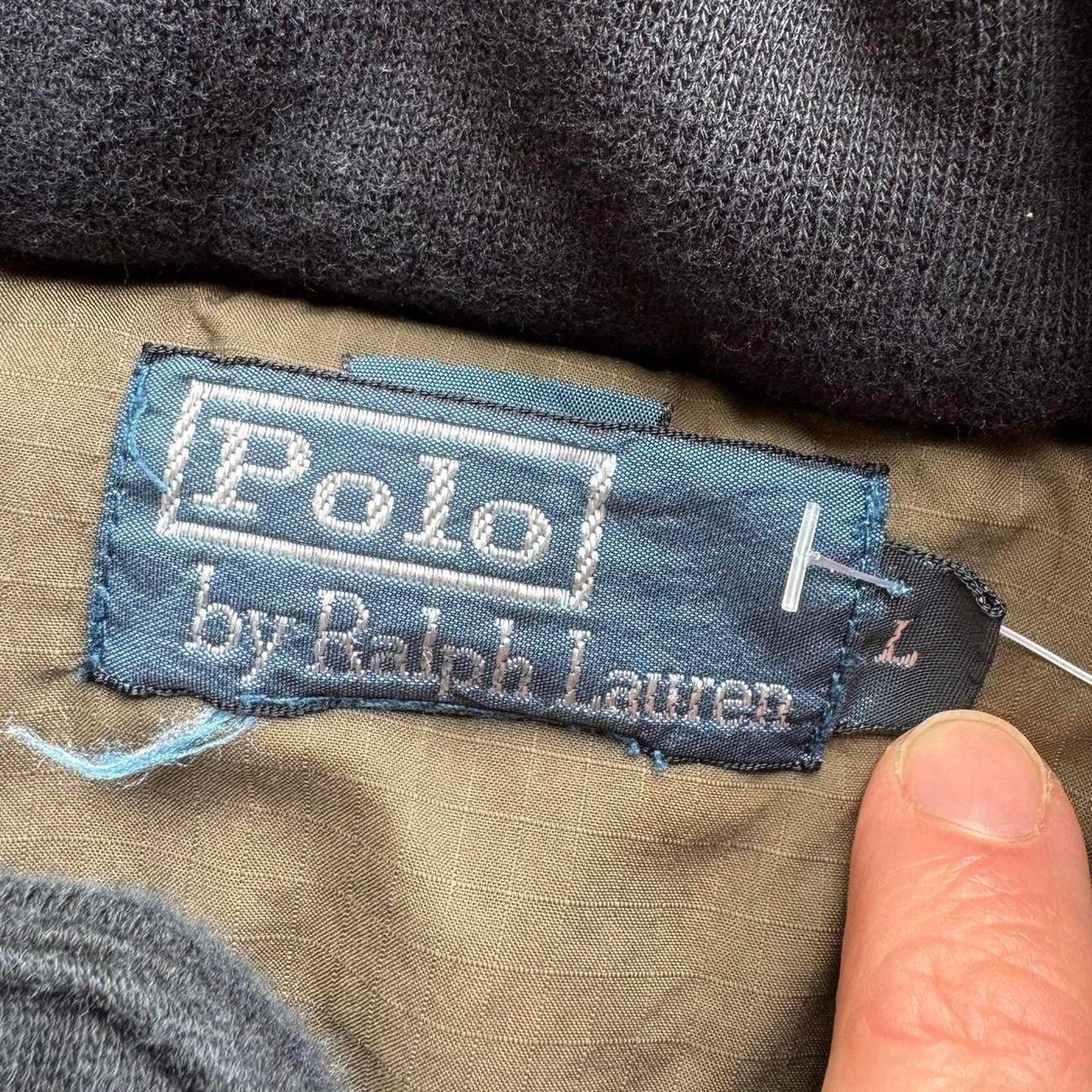 Polo Ralph Lauren 90s Black Polo by Ralph Lauren Cotton Puffer Vest Size US S / EU 44-46 / 1 - 5 Thumbnail