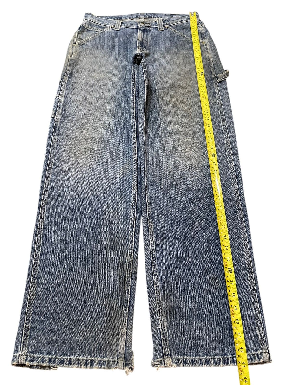 Lee Vintage 90s Lee Dungarees Faded Wash Carpenter Baggy Jeans Size US 32 / EU 48 - 14 Thumbnail