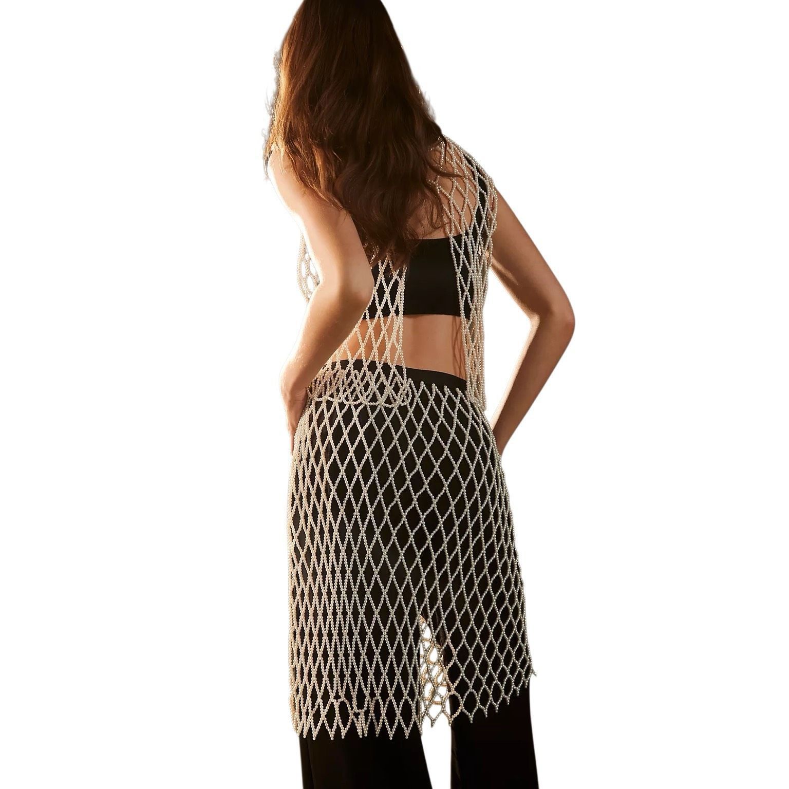 Anthropologie NWT Anthropologie Current Air Pearl Layered Skirt Size 28" / US 6 / IT 42 - 5 Thumbnail