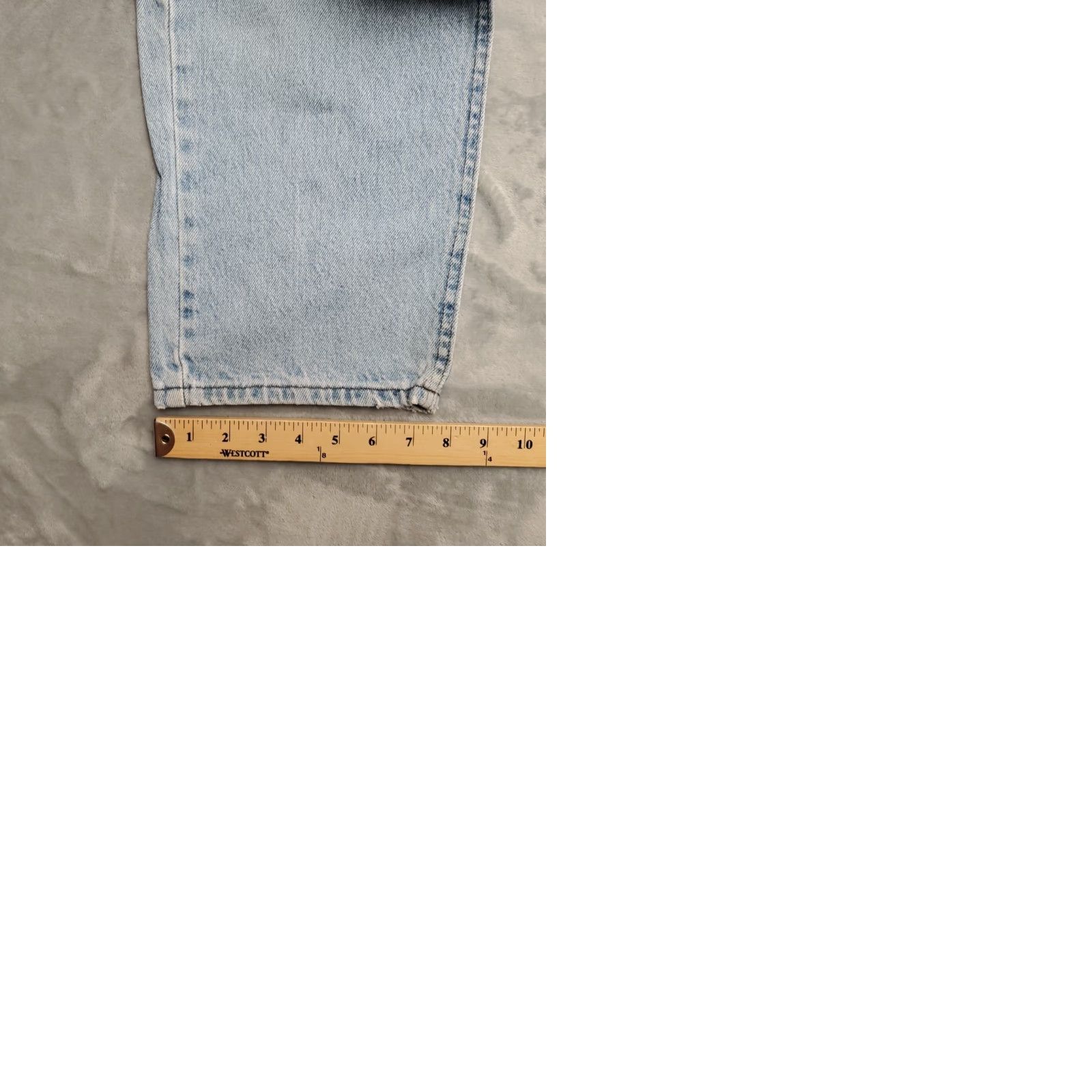 Lee VINTAGE Lee Jeans Mens 30x30 Faded Blue Denim Tapered Leg Baggy Straight 90s 5-Pocket Mens Denim Pants Size US 30 / EU 46 - 10 Thumbnail