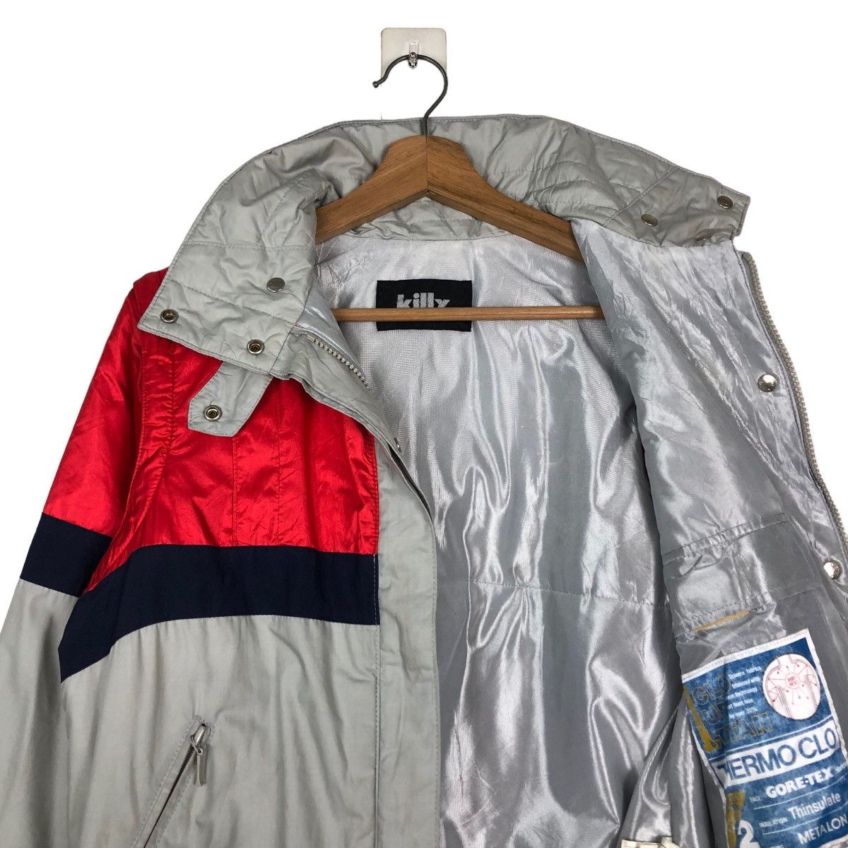 Japanese Brand 📌VINTAGE CROPPED BIKER SKI JACKET KILLY ASICS JAPAN Size US S / EU 44-46 / 1 - 2 Thumbnail
