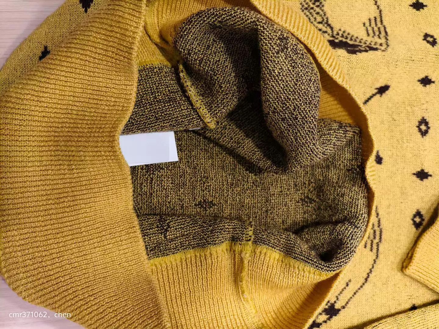Visvim visvim 17AW vntg native jacquard knit indian yellow 1,2 Size US S / EU 44-46 / 1 - 6 Thumbnail