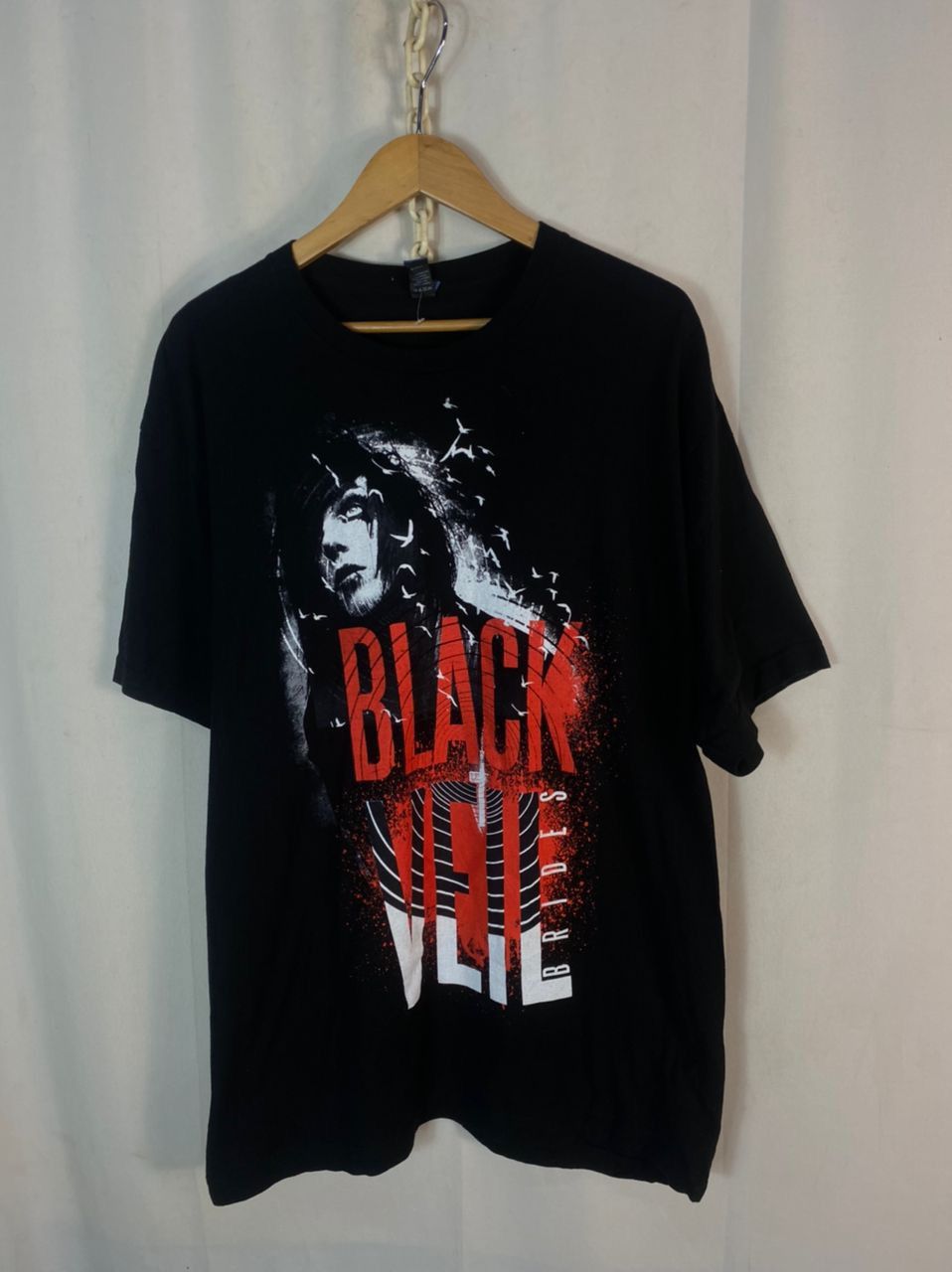 Band Tees × Tultex Black vile brides band printed tshirt by tultex Size US XL / EU 56 / 4 - 1 Thumbnail