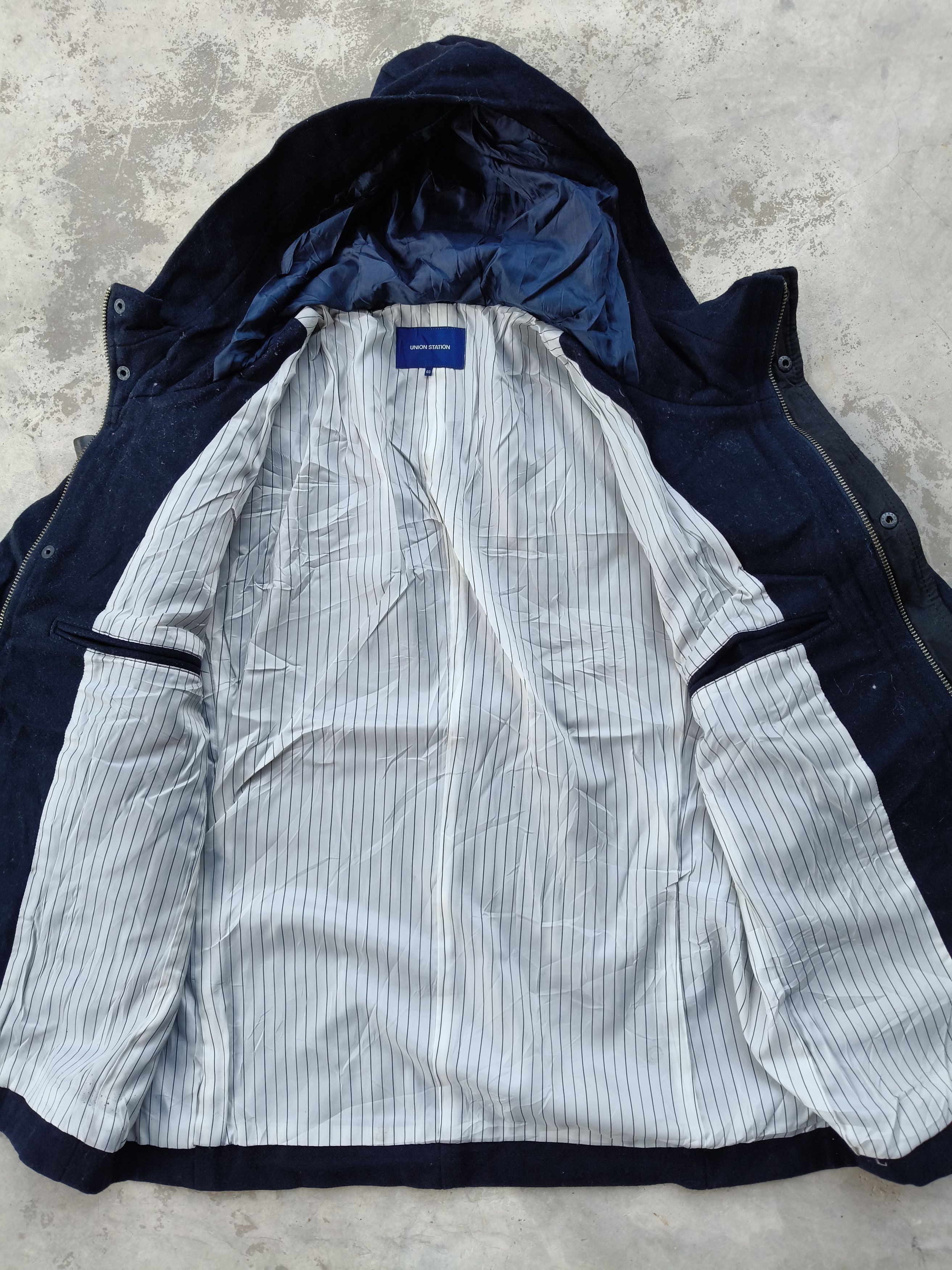 Japanese Brand Union Station Duffle Wool Jacket Size US S / EU 44-46 / 1 - 8 Thumbnail