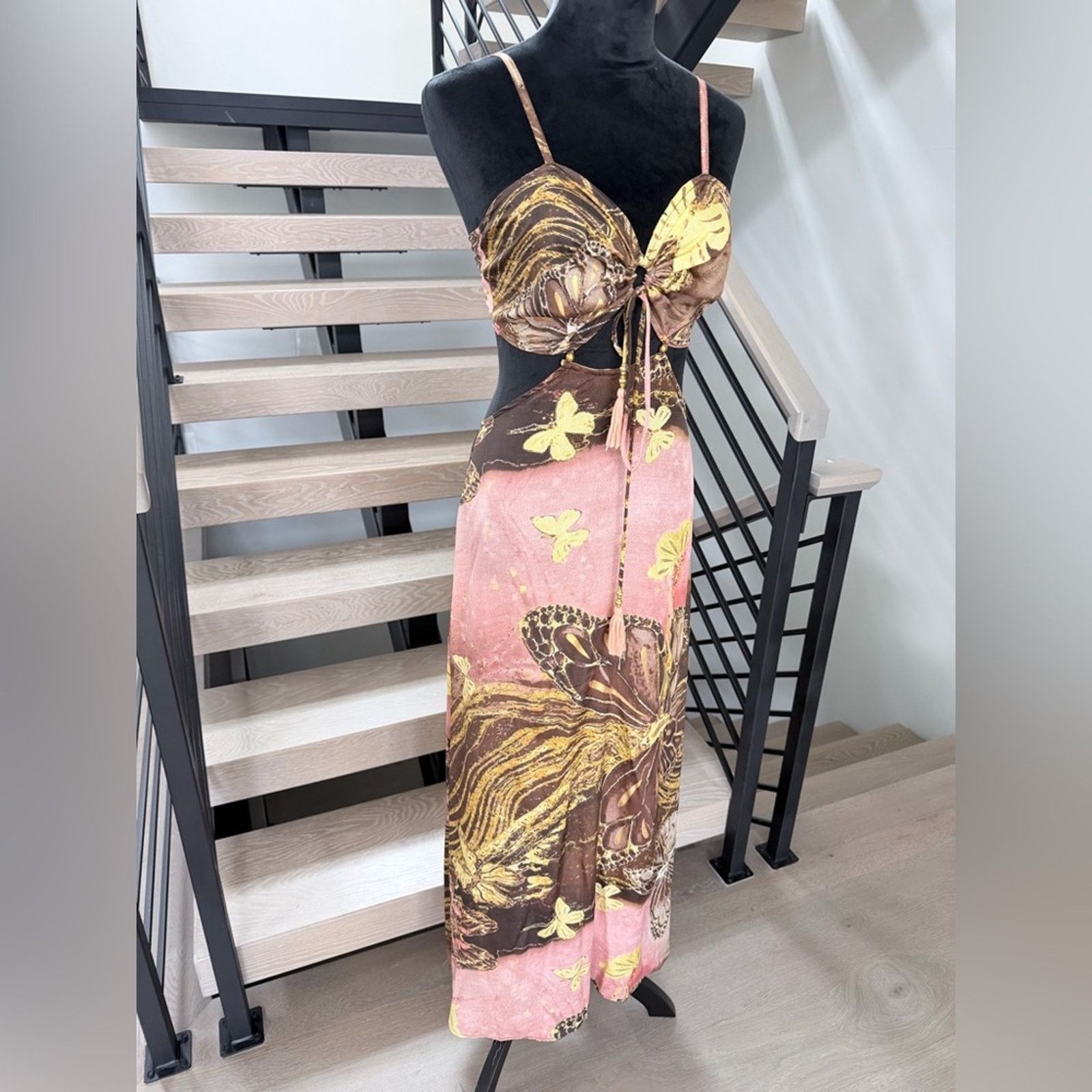 Other New Y2K Vintage Maxi Vacation Summer Maxi Dress size S Size S / US 4 / IT 40 - 2 Thumbnail