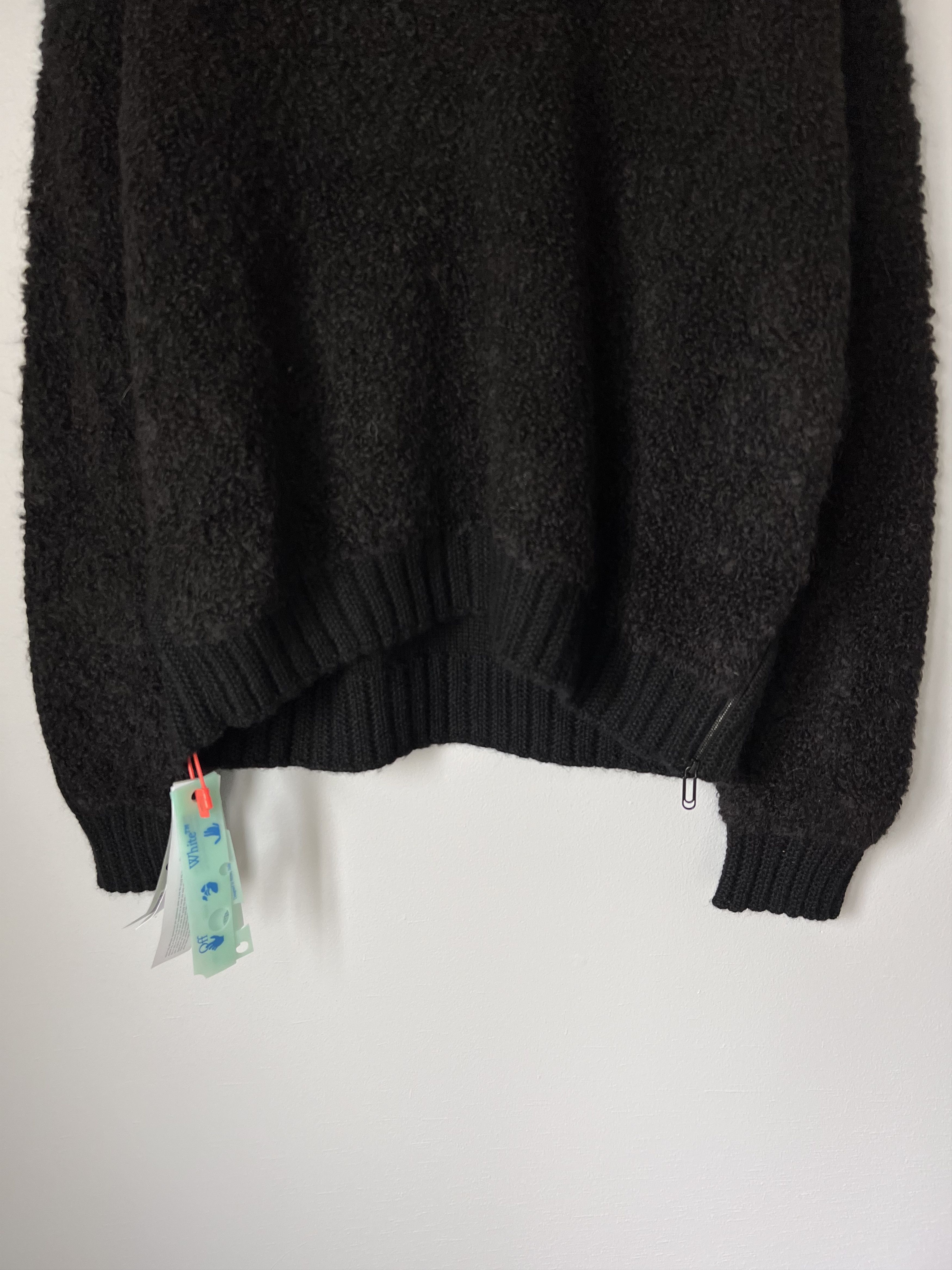 Off-White Off White Arrow Daddy Knit Mockneck Sweater in Black Size US XXL / EU 58 / 5 - 3 Thumbnail