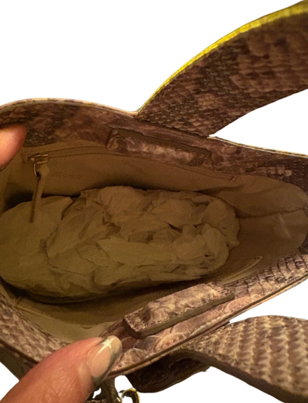 BRAHMIN Brahmin Faith Chiffon Ombre Embossed Leather Purse NWT Size ONE SIZE - 9 Thumbnail