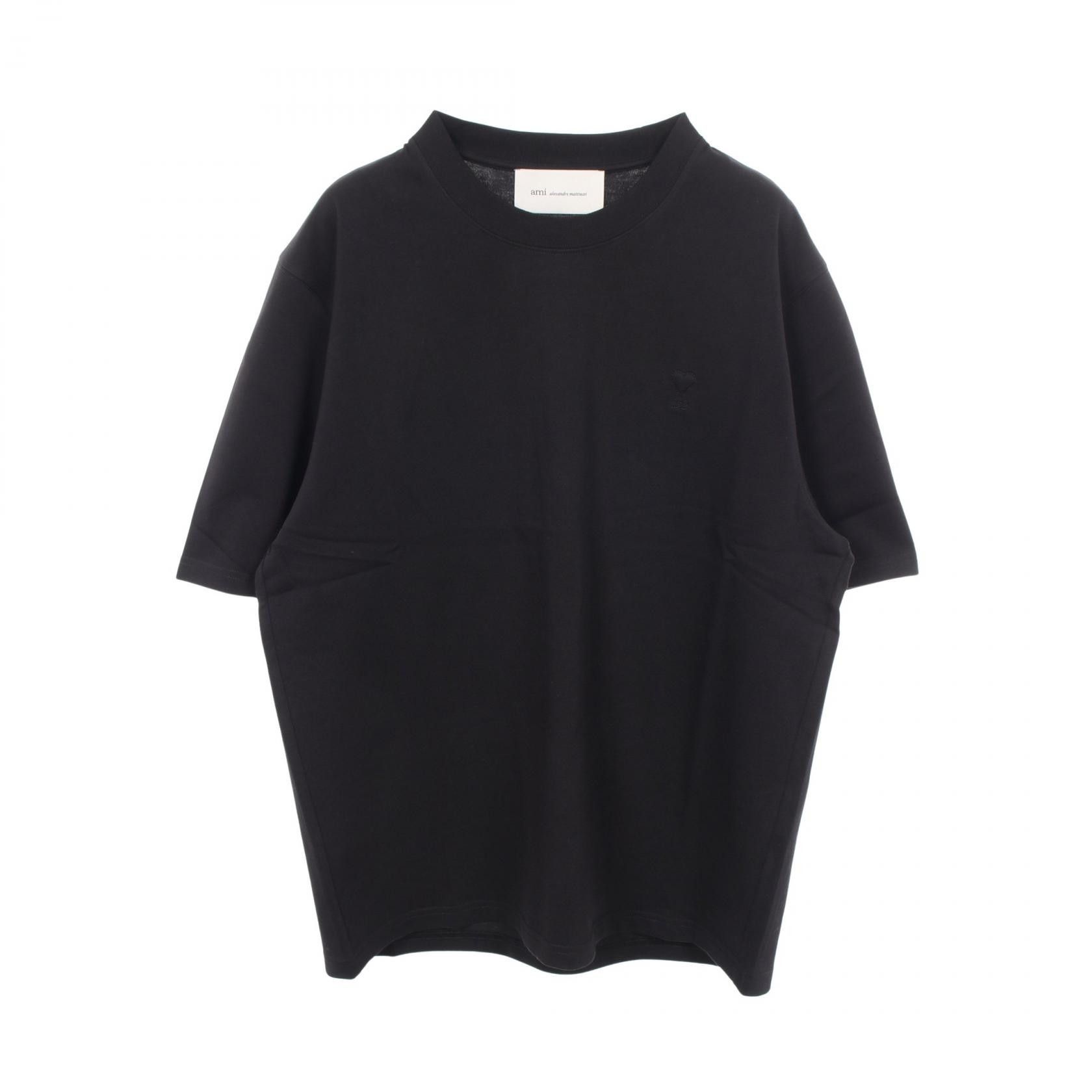 AMI Ami AMI Cotton Short Sleeve T Shirt Textile T-Shirts UTS341.726001L DUTY FREE for USA Size ONE SIZE - 1 Thumbnail