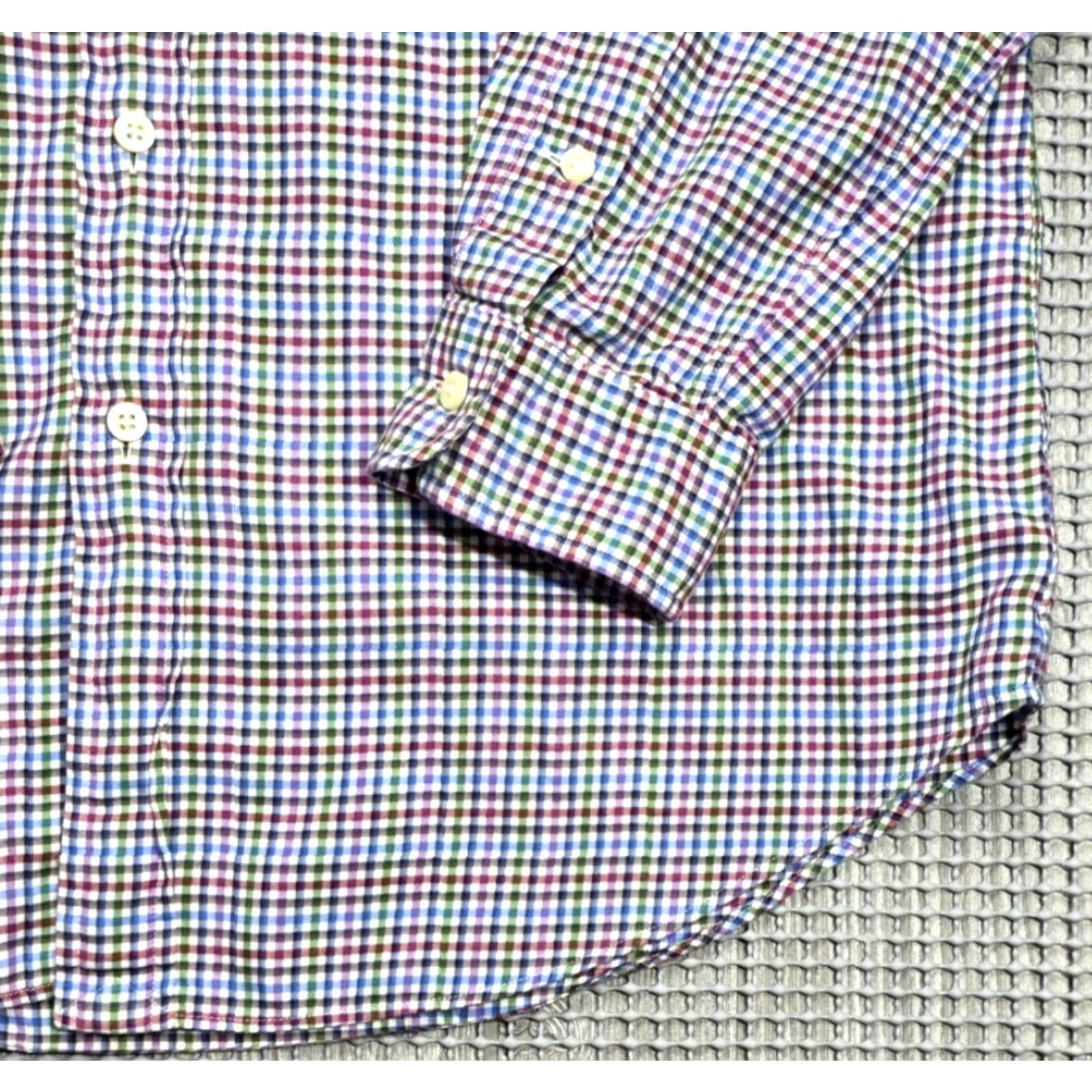 Polo Ralph Lauren Polo Ralph Lauren Button-Up Shirt Men M Multicolor Plaid Long Sleeve Flannel Size US M / EU 48-50 / 2 - 5 Thumbnail