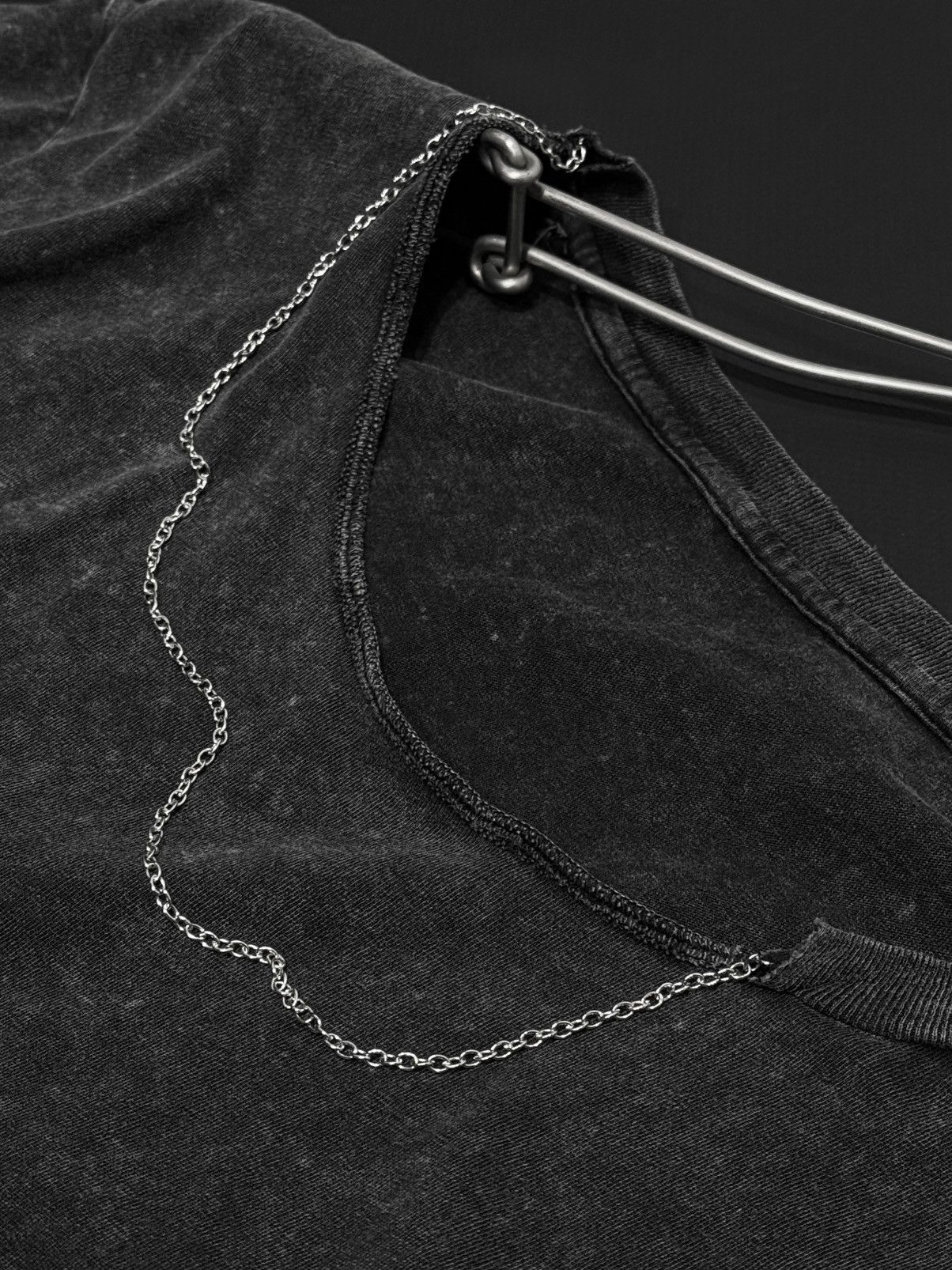 Saint Laurent Paris SS18 Saint Laurent Chain Distressed T-shirt Size US M / EU 48-50 / 2 - 3 Thumbnail