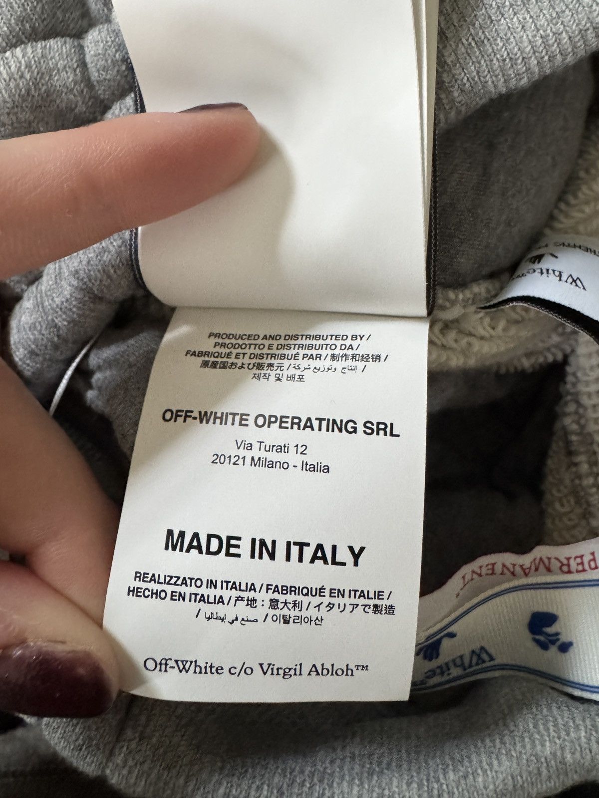 Off-White Off-White Diag Tapered Sweatpants Size US 26 / EU 42 - 14 Thumbnail