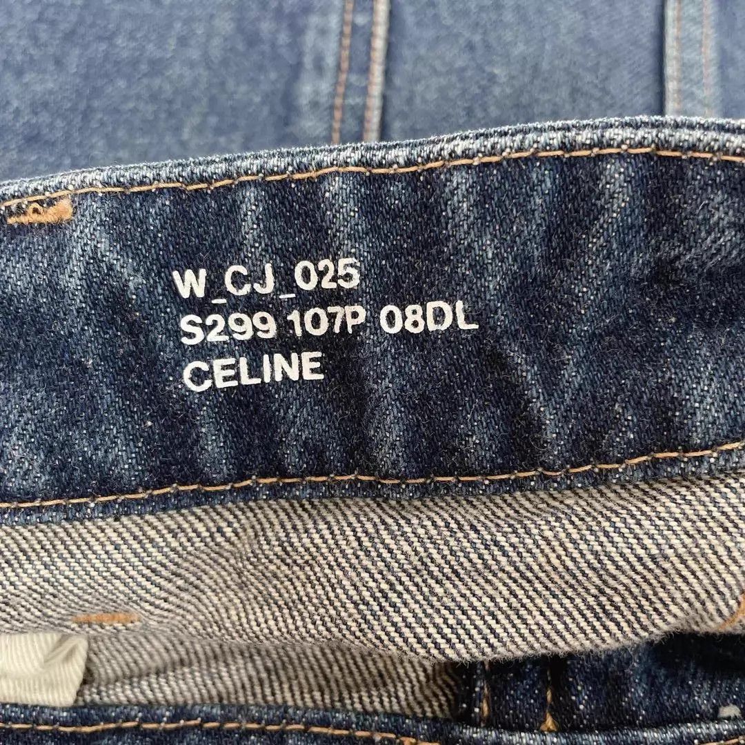 Celine CELINE blue casual short skirt size 29 Size 29" - 6 Thumbnail