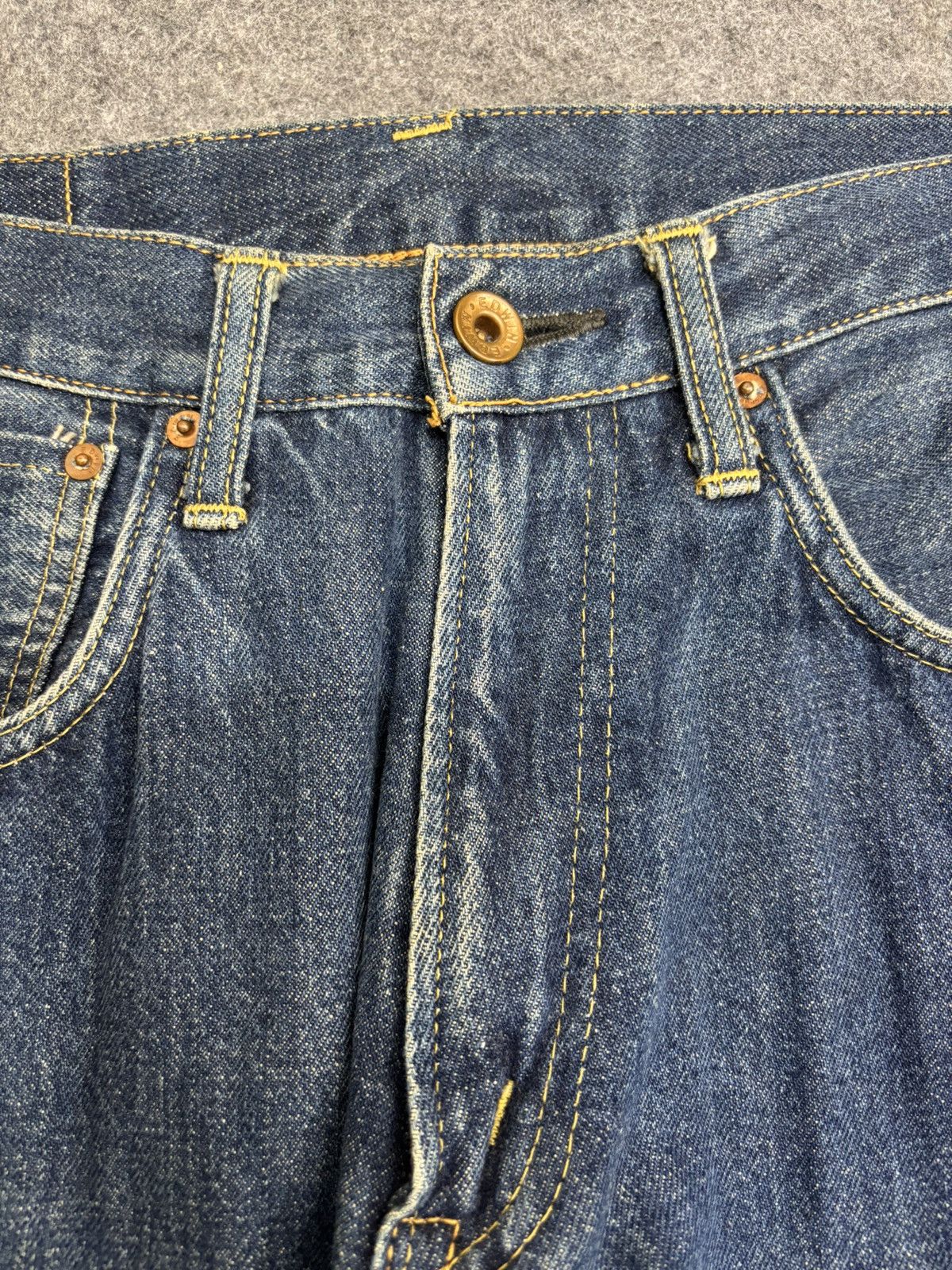 Edwin 💥Selvedge💥Vintage Edwin 505 Wide Selvedge Denim F616 Size US 29 - 3 Thumbnail