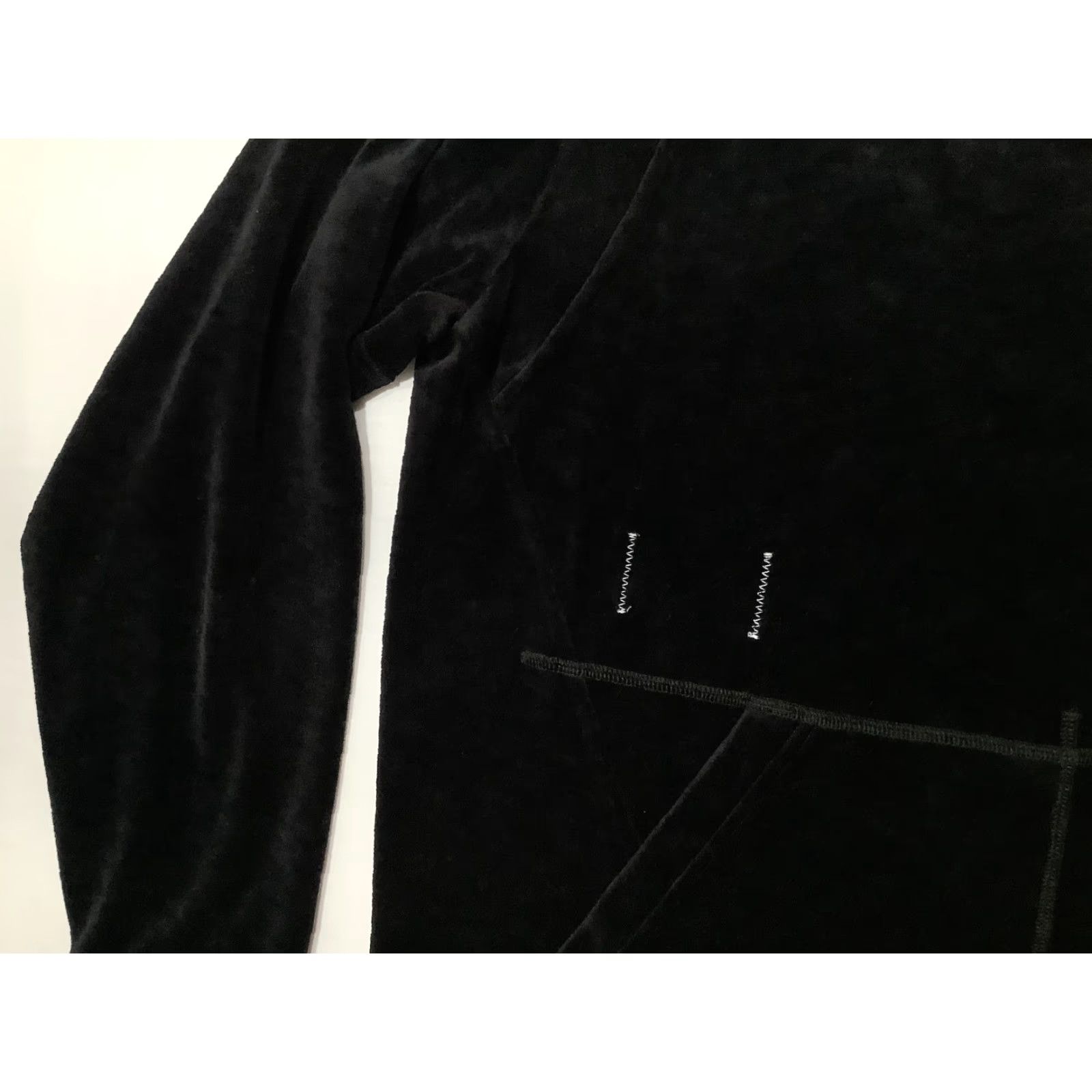 Reigning Champ VINTAGE Reigning Champ Sweatshirt Mens L Black Velour Crewneck Jide Osifeso Size US L / EU 52-54 / 3 - 3 Thumbnail