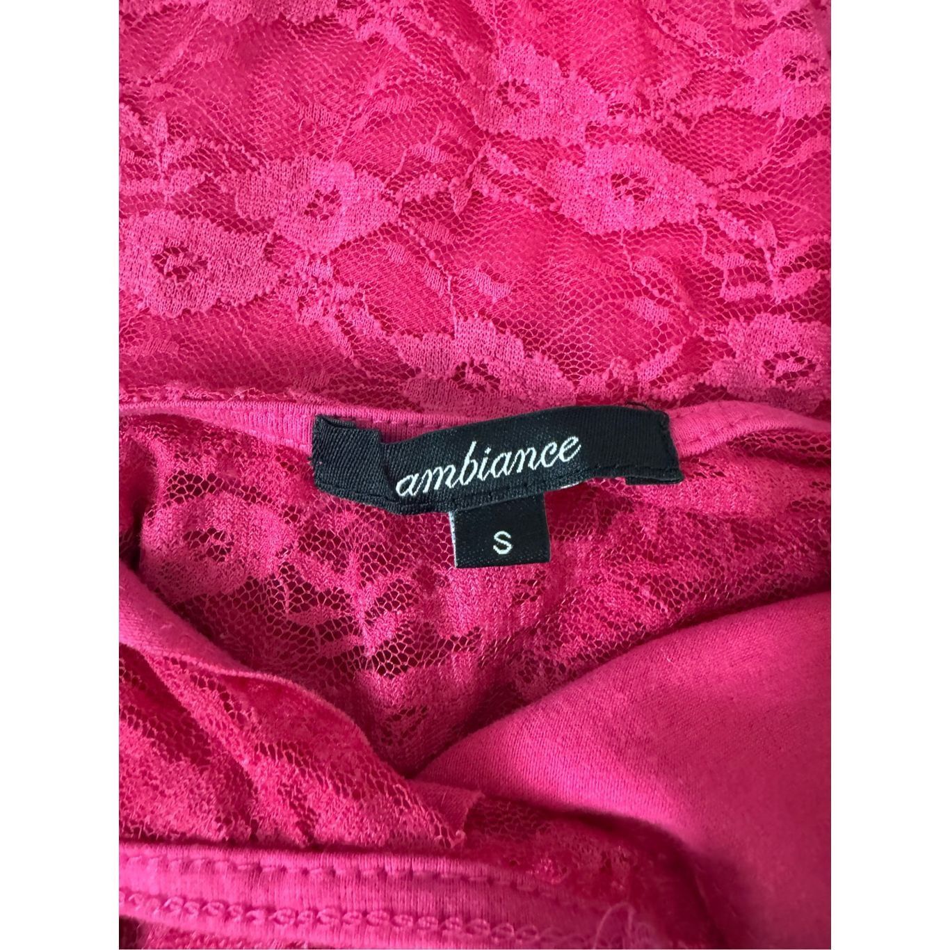 Other Ambiance Hot Pink Lace Bodysuit Women’s Size Small Size S / US 4 / IT 40 - 7 Thumbnail