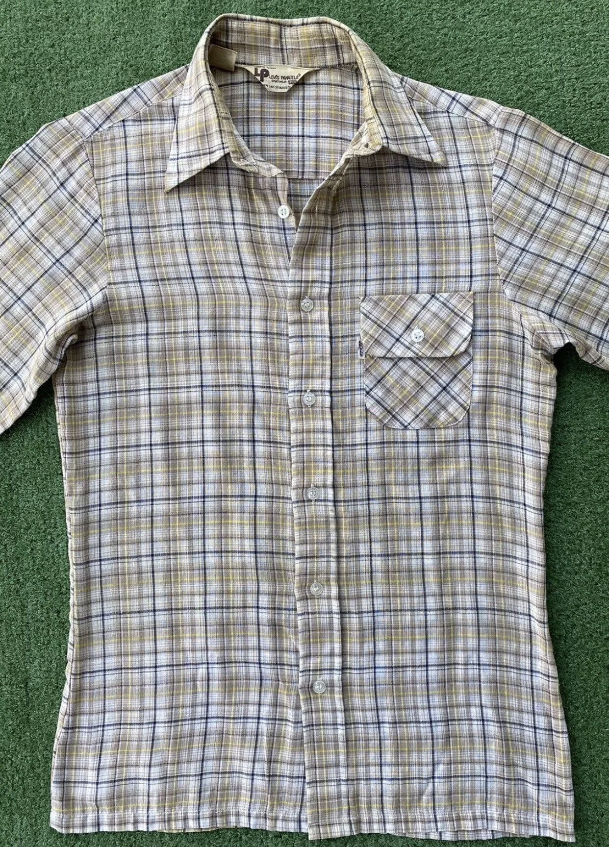 Levi's Vintage Clothing 70’s Levi’s Panatela Big E Long Sleeve Button Up Shirt Small Size US S / EU 44-46 / 1 - 3 Thumbnail