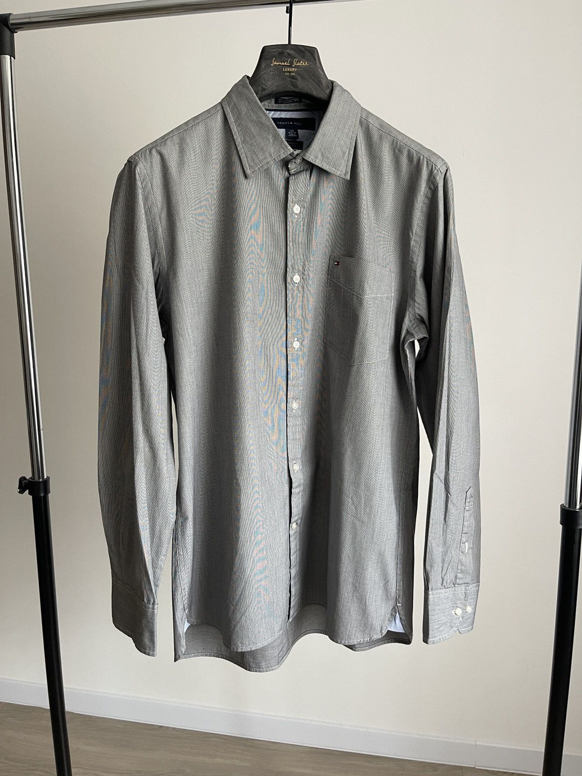 Tommy Hilfiger Tommy Hilfiger Micro-Gingham Custom Fit Shirt L-XL Size US L / EU 52-54 / 3 - 1 Thumbnail