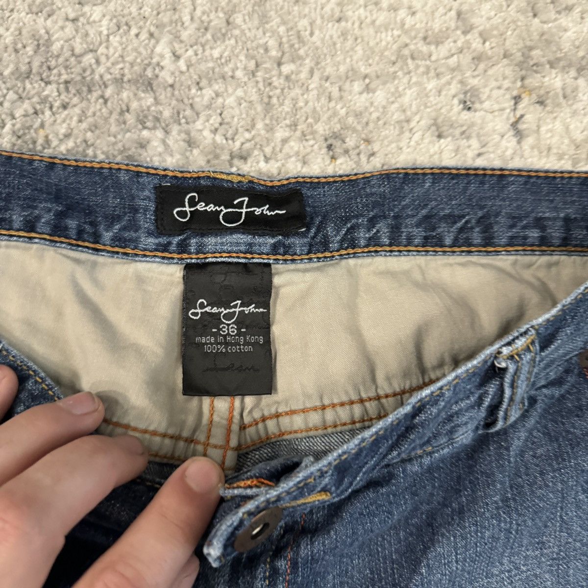 JNCO × Sean John × Vintage Crazy Vintage y2k Sean John baggy cargo unique shorts Size US 36 / EU 52 - 5 Thumbnail