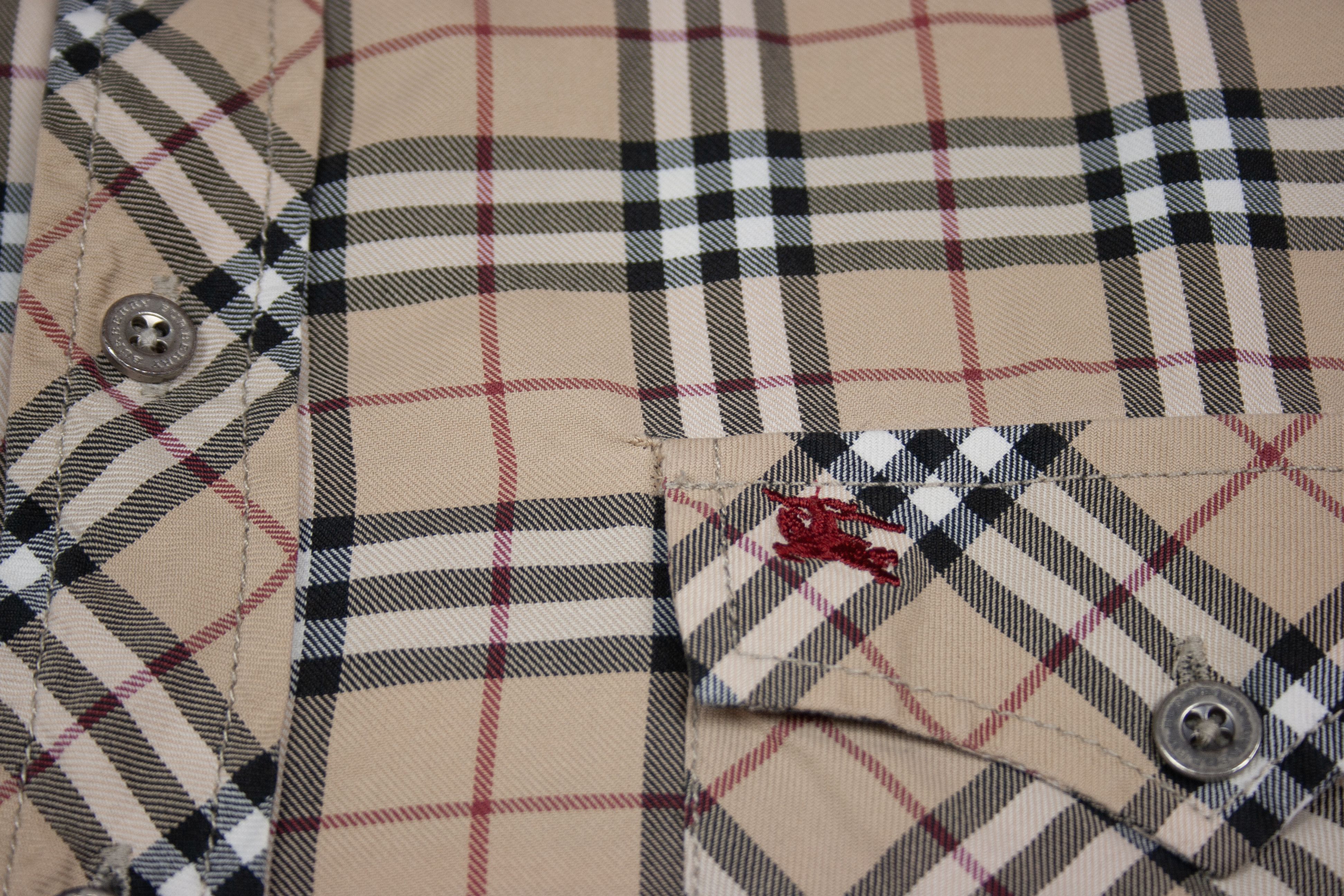 Burberry 00S Logo Nova Check Plaid Longsleeve Shirt Size US M / EU 48-50 / 2 - 14 Thumbnail
