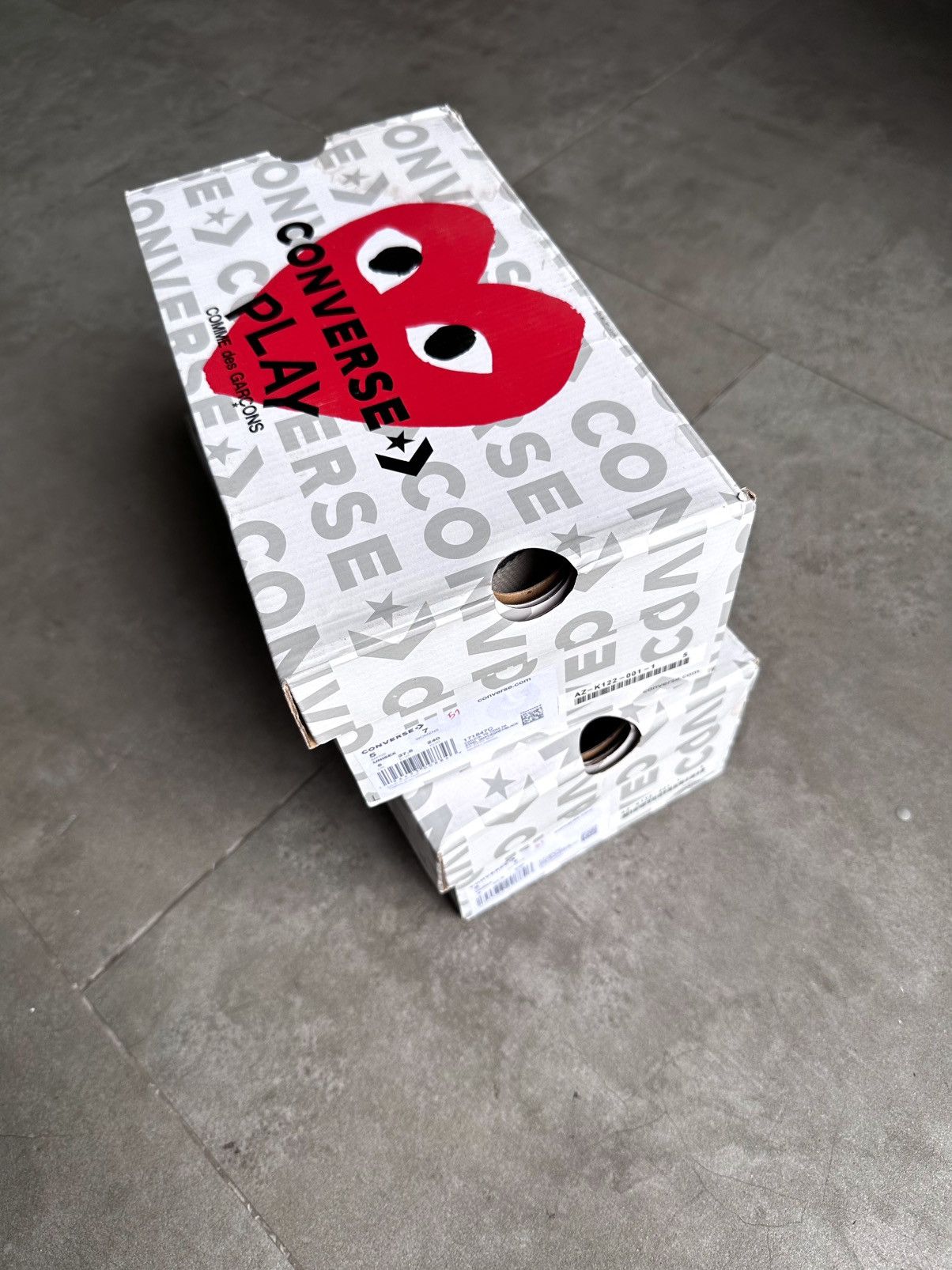 Comme des Garcons PLAY × Converse CDG PLAY x CONVERSE HI CHUCK TAILOR 70 Size US 7 / IT 37 - 15 Thumbnail
