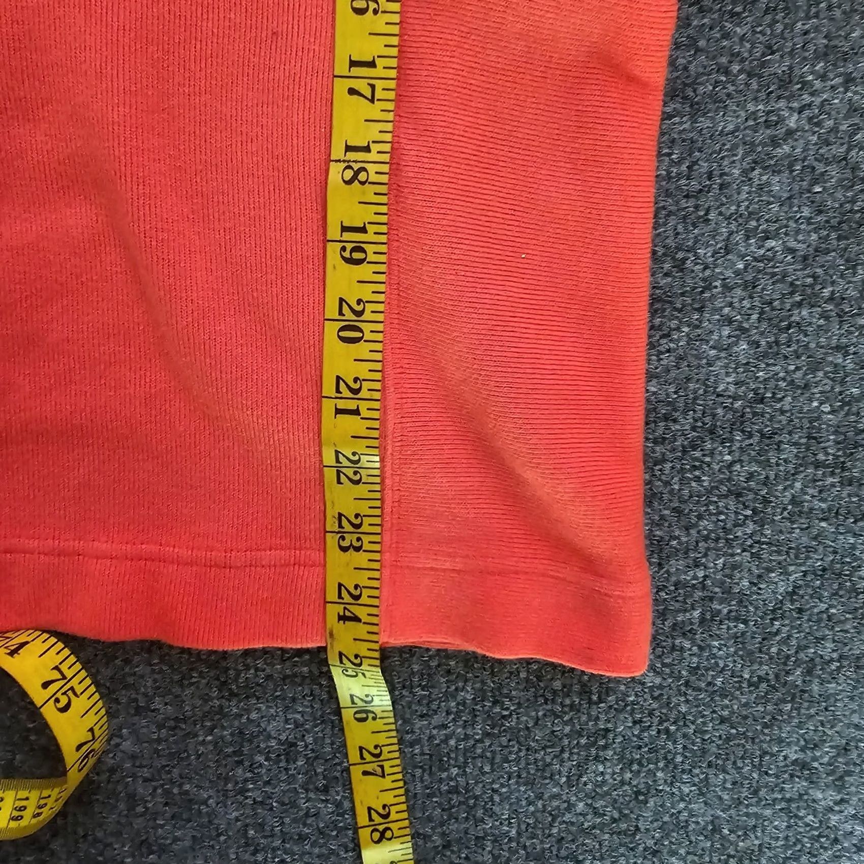 Vintage Fresh Produce Sweater Pullover Womens Medium Orange 1/4 Zip Long Sleeve Casual Size M / US 6-8 / IT 42-44 - 6 Thumbnail