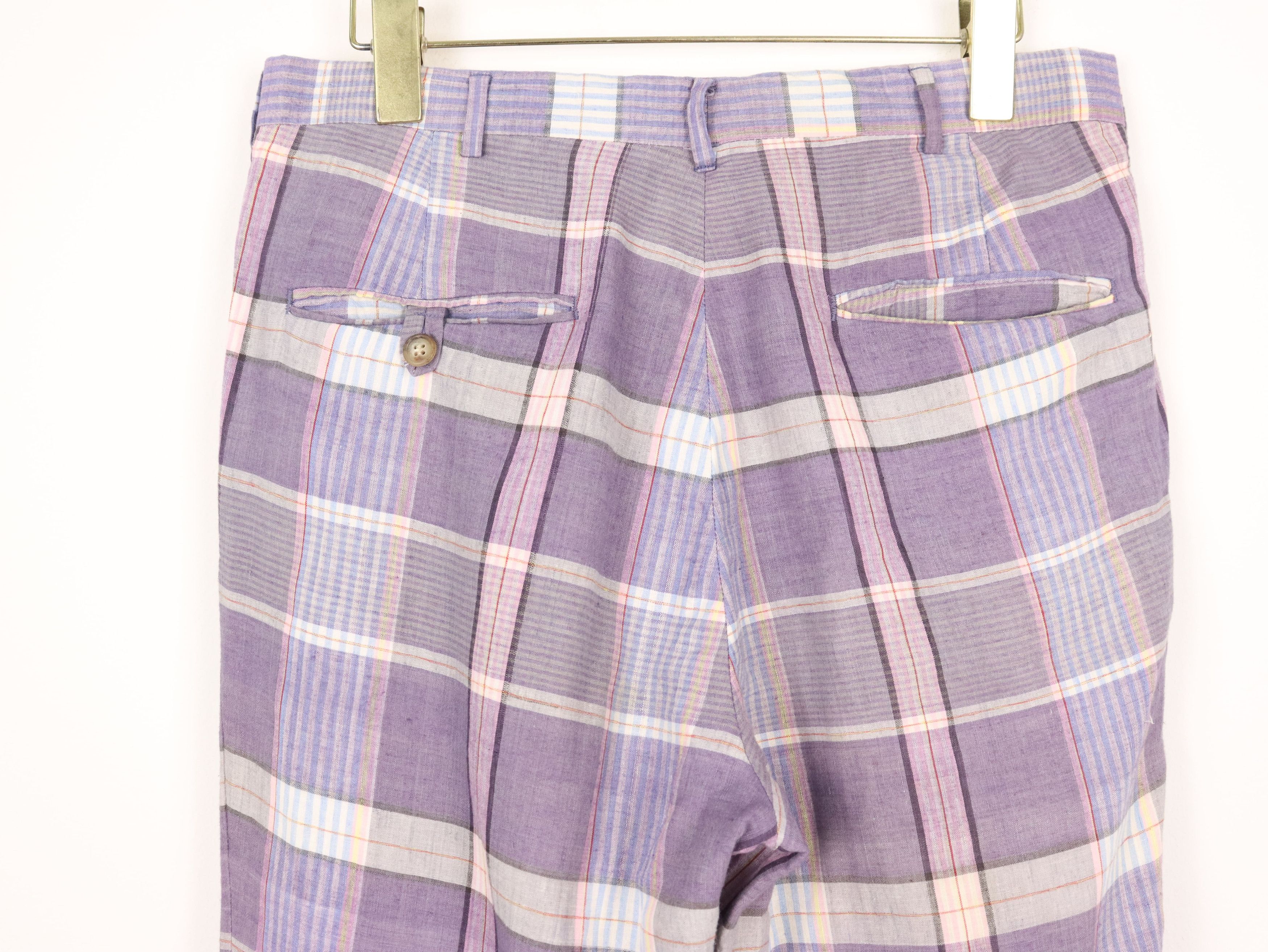 Vintage Vintage The Wilger Company Plaid Talon Pant Size US 30 / EU 46 - 4 Thumbnail