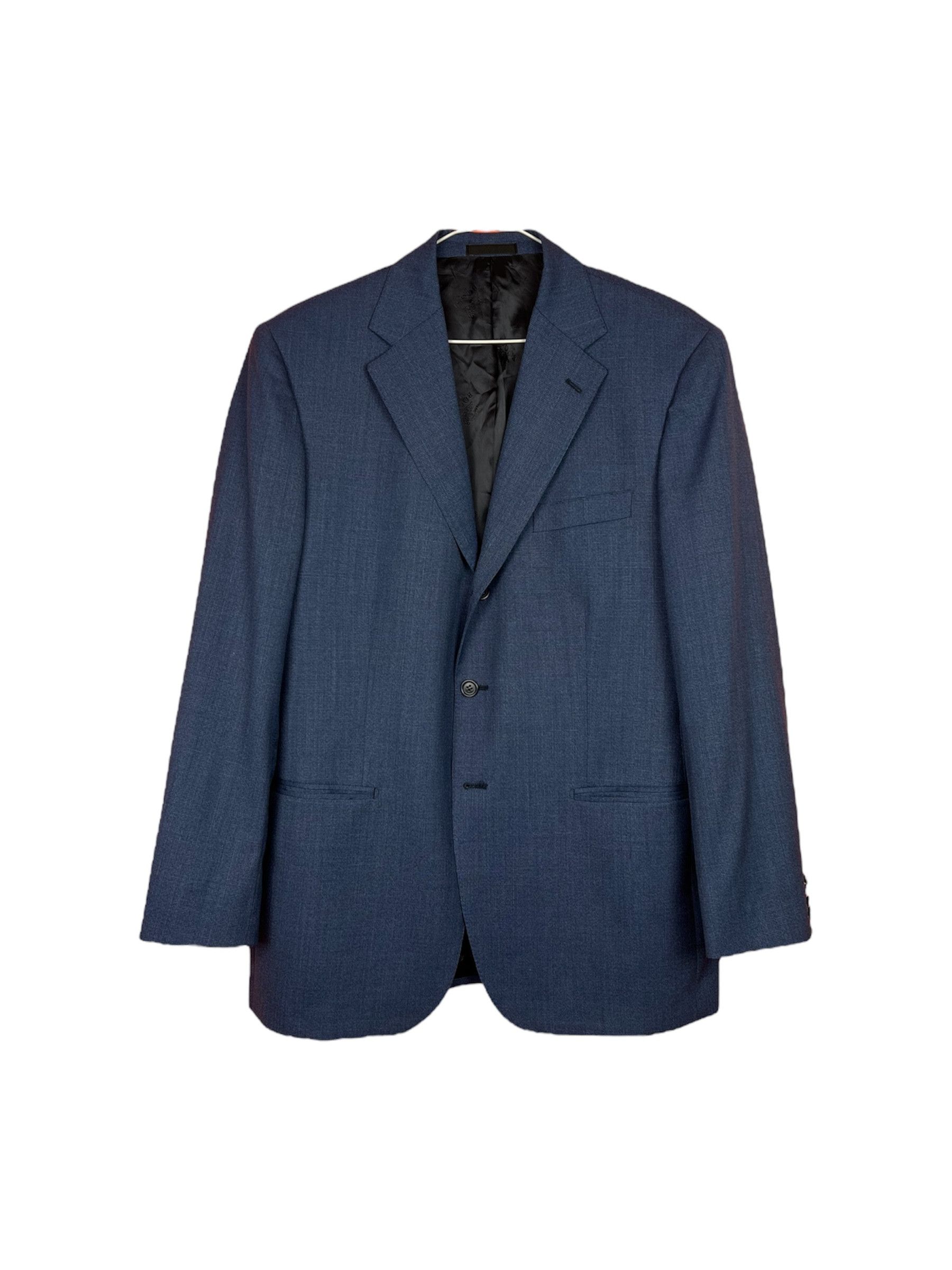 Boggi Boggi luxury classic made in Italy blazer blue Size 50R - 1 Thumbnail