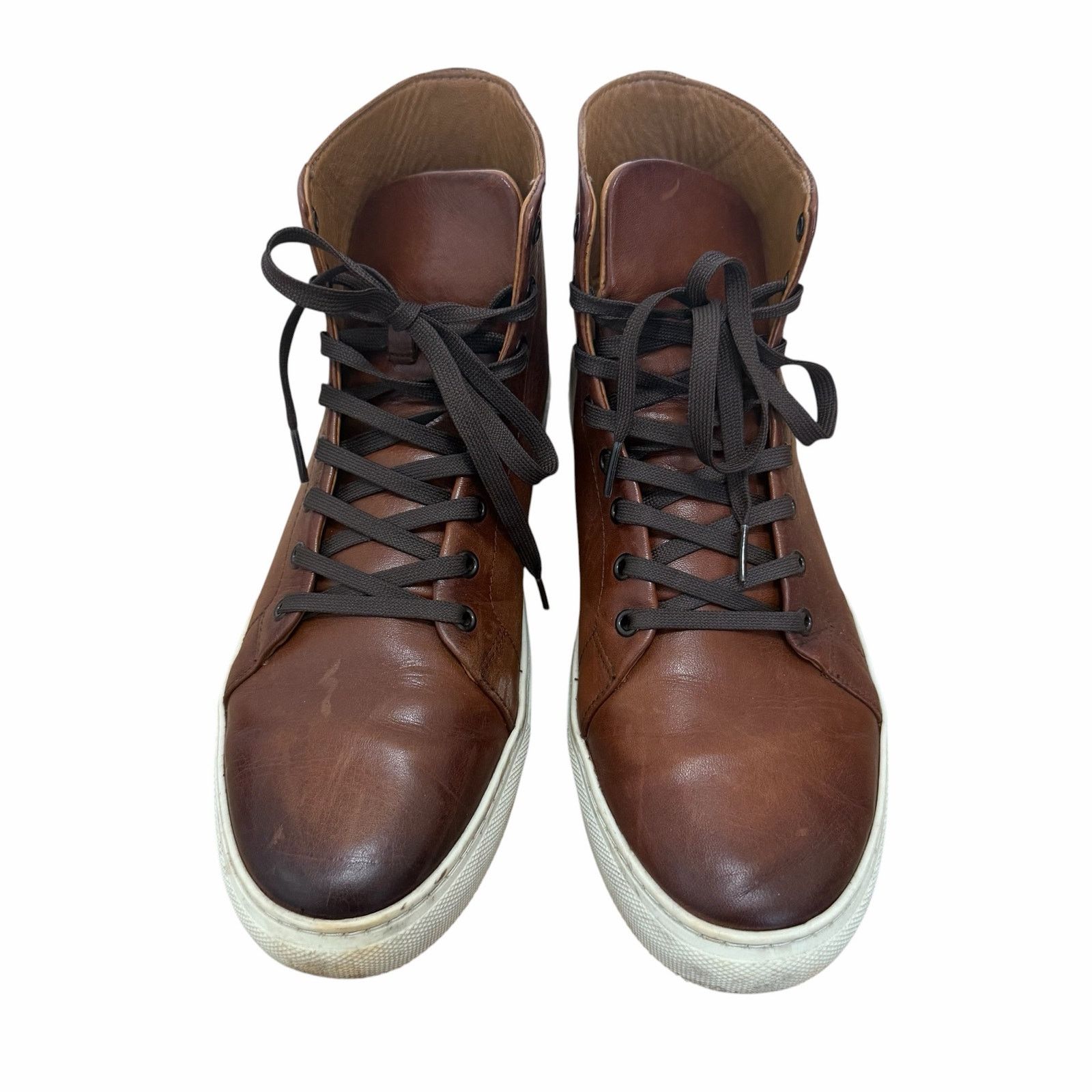 Thursday Boot Company Thursday Boot Co. Toffee Leather High Top Sneakers Sz 10 Size US 10 / EU 43 - 2 Thumbnail