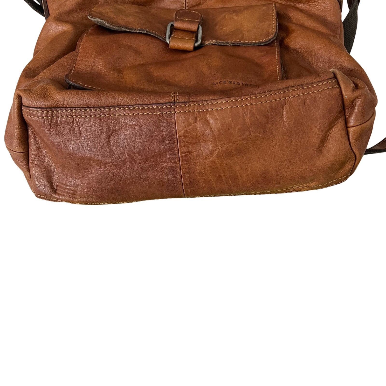 Jack Georges Jack Georges Voyager Collection Purse Brown Leather Shoulder Size ONE SIZE - 8 Thumbnail