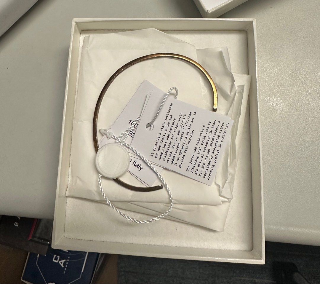 Maison Margiela Maison Margiela Number Logo Slim Bangle Medium Size ONE SIZE - 1 Thumbnail