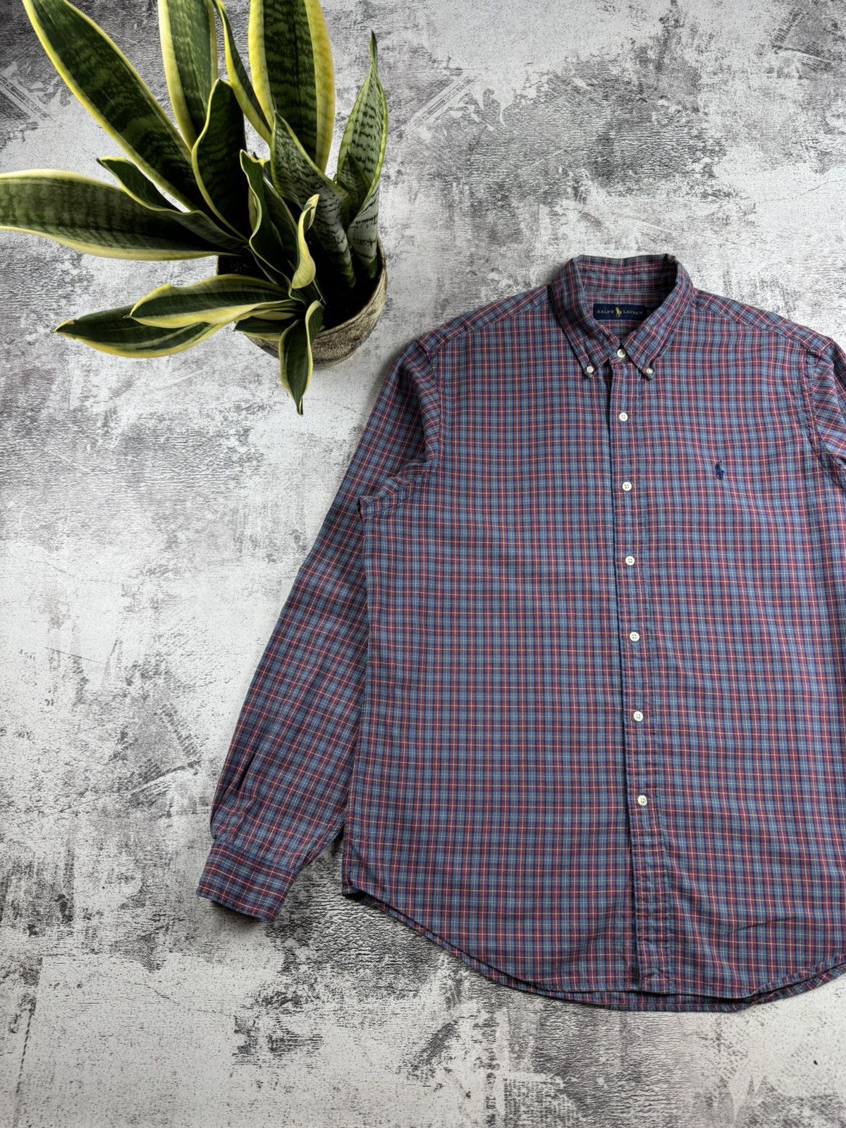 Polo Ralph Lauren Polo Ralph Lauren XL Checked Flannel Button Red Men’s Collar LongSleeve Shirt Size US XL / EU 56 / 4 - 2 Thumbnail
