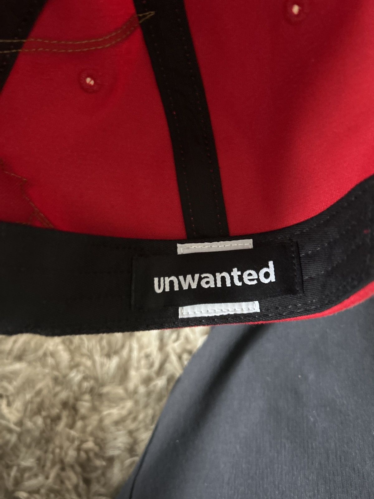 Strawberry × Unwanted Unwanted snap back hat Size ONE SIZE - 3 Thumbnail