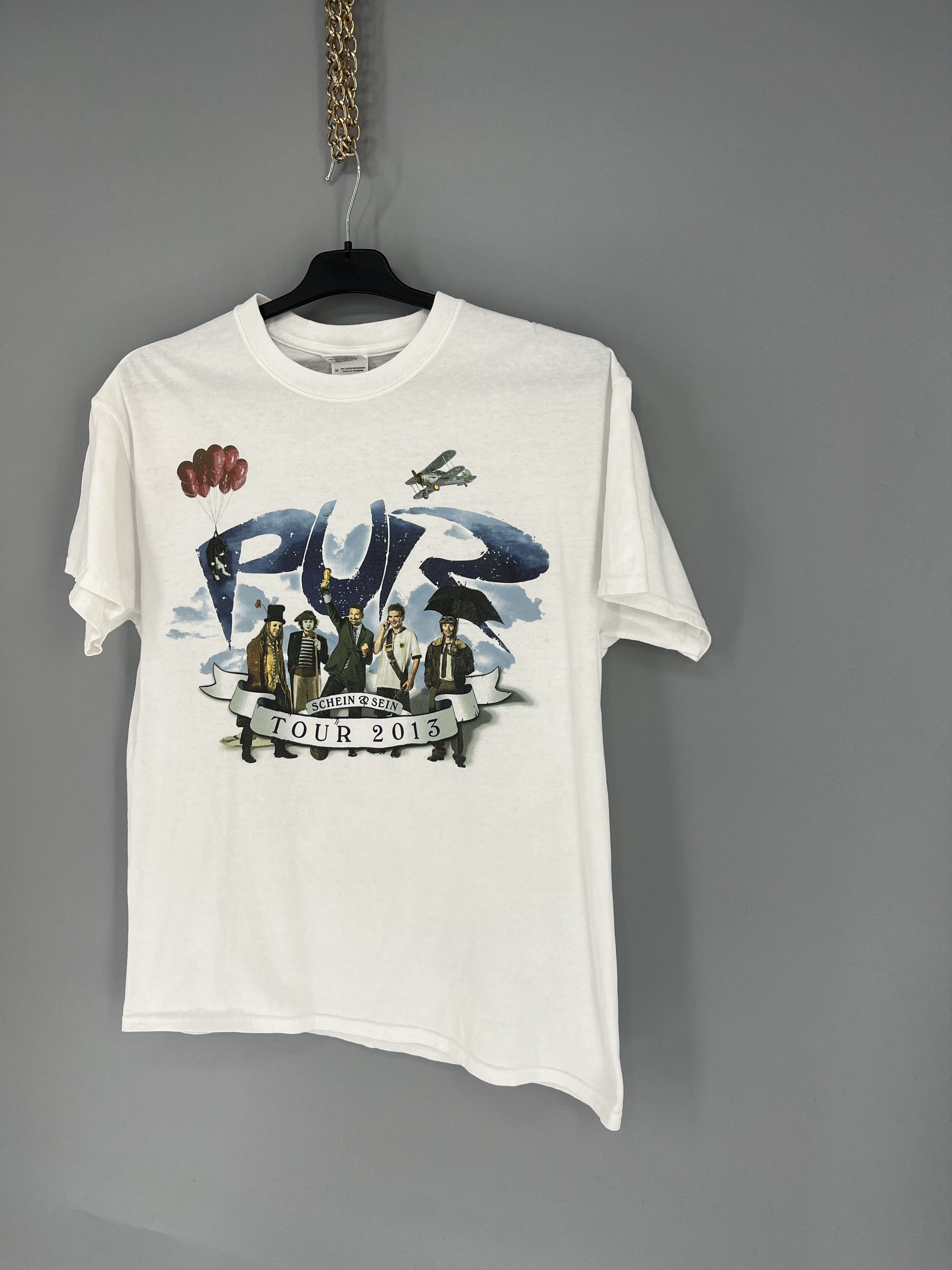 Band Tees PUR 2013 Vintage T-Shirt Pop Rock Band Tee 90s Tour Rare Size US M / EU 48-50 / 2 - 3 Thumbnail