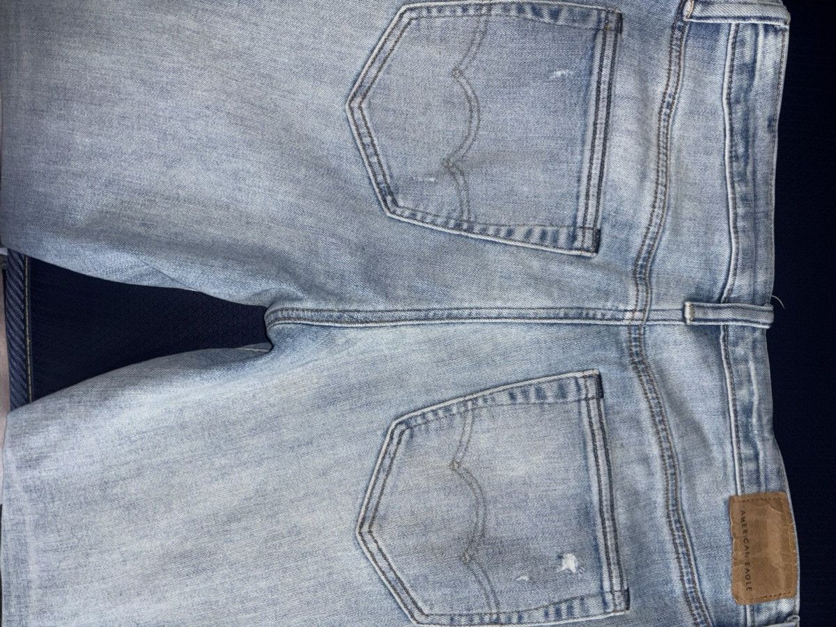 American Eagle Outfitters × Vintage American Eagle ripped jeans Size US 30 / EU 46 - 3 Thumbnail