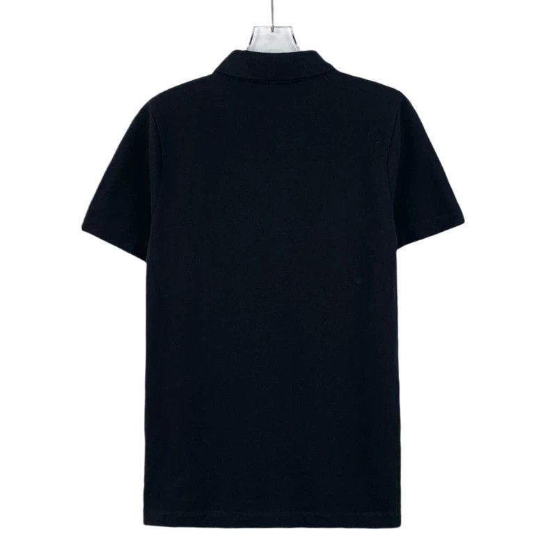 Loewe Loewe Black logo embroidered cotton collar short sleeve Po Size S / US 4 / IT 40 - 2 Thumbnail