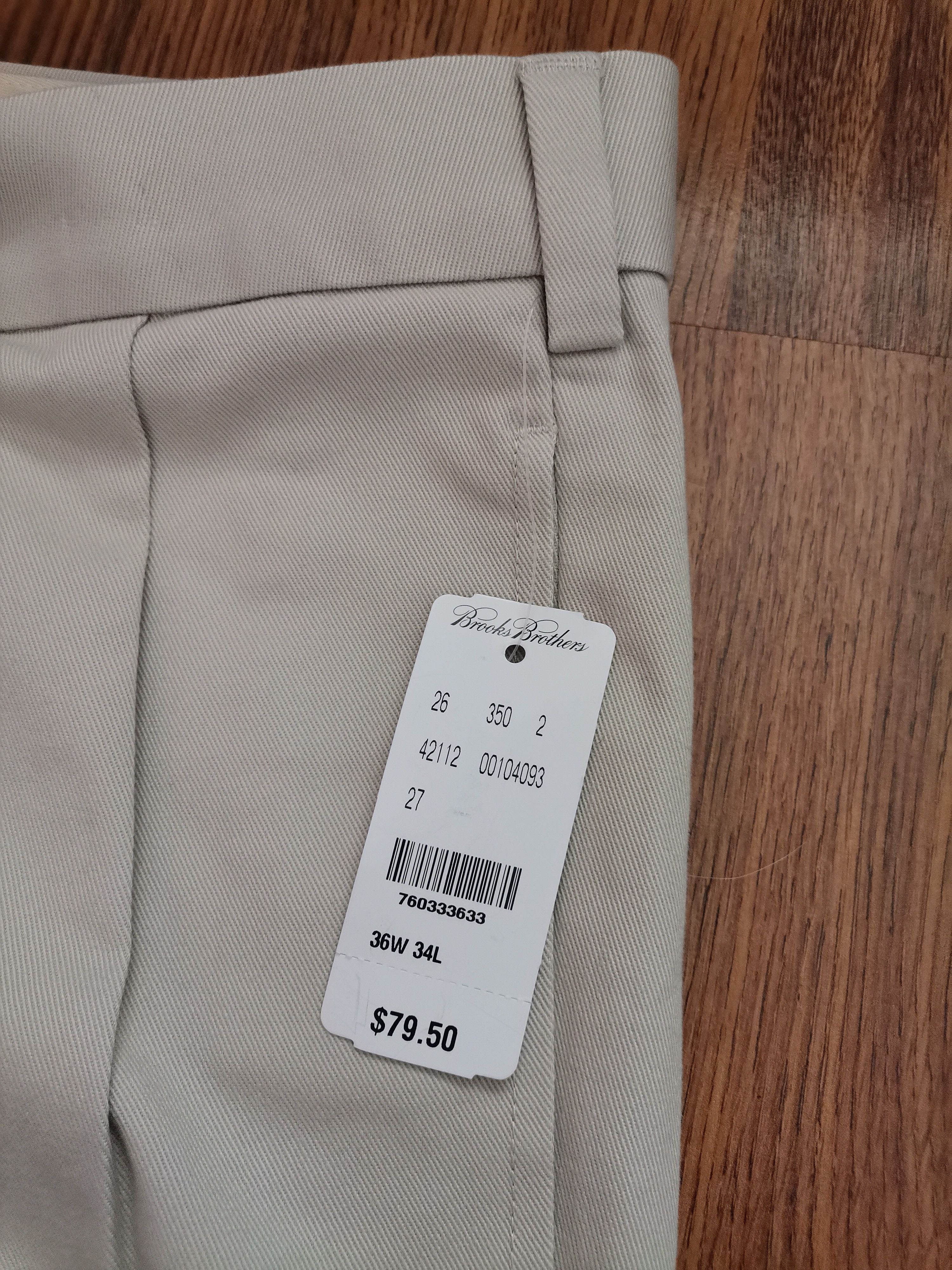 Brooks Brothers Vintage Brooks Brothers Elliot Chino Pants Size US 36 / EU 52 - 2 Thumbnail